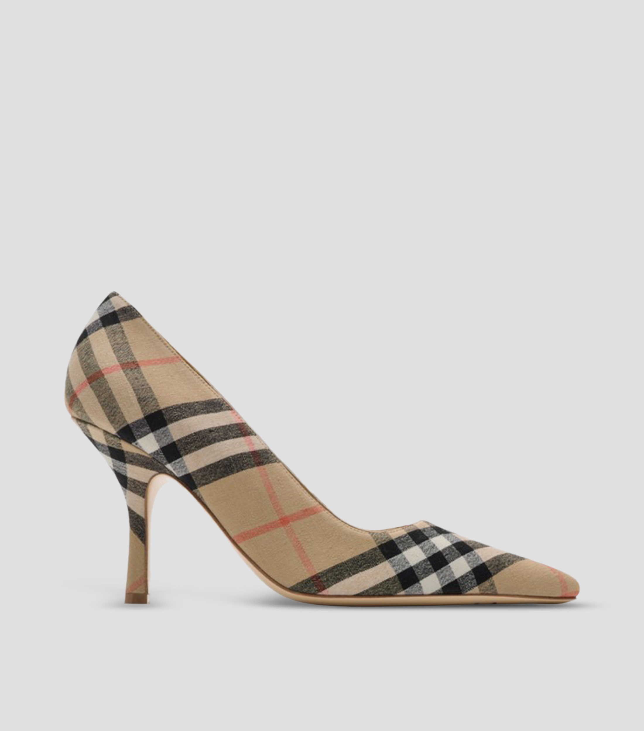 Zapatillas Pump Dame Check con tacón alto de aguja Mujer
