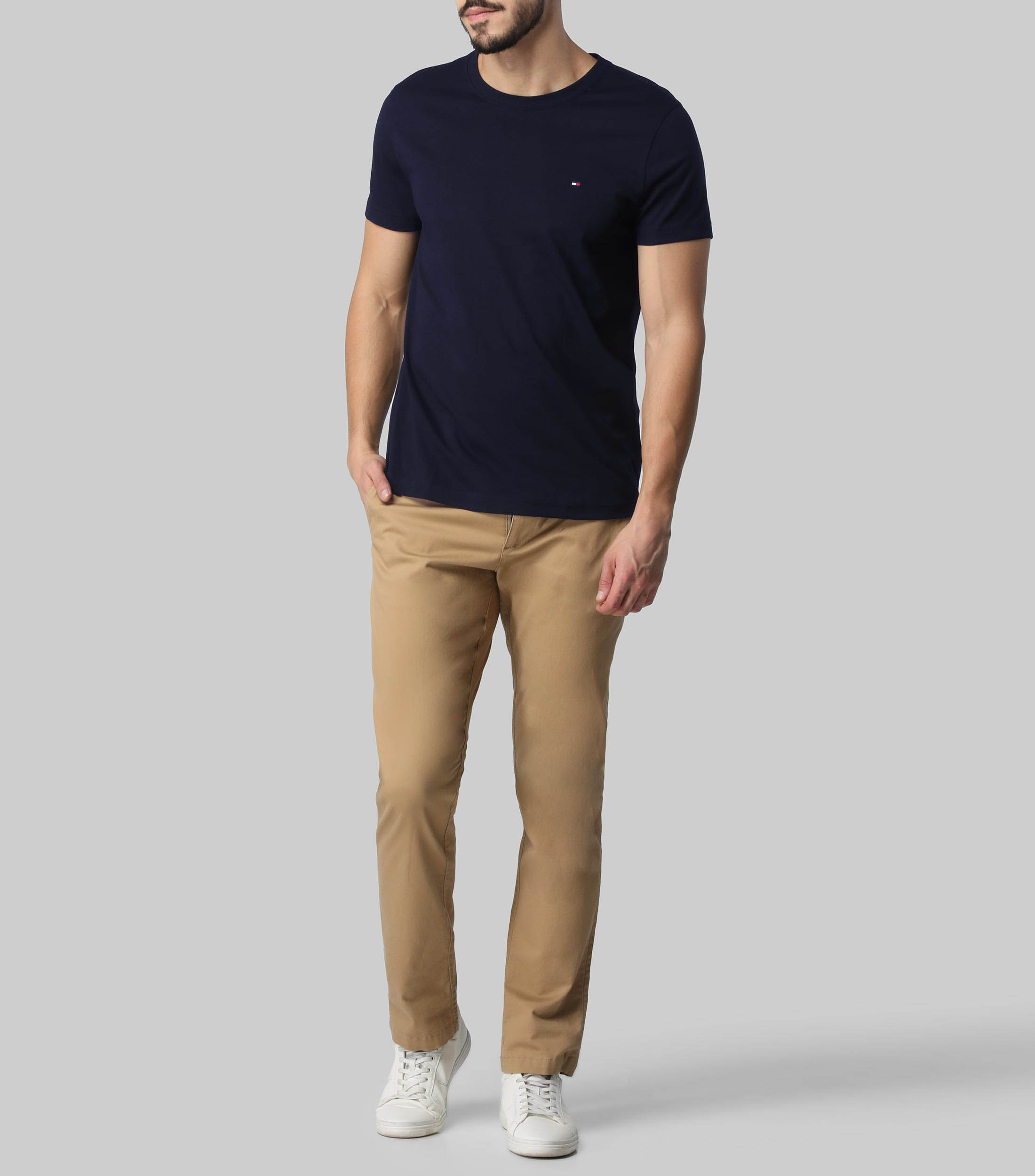 Playera cuello redondo manga corta Hombre