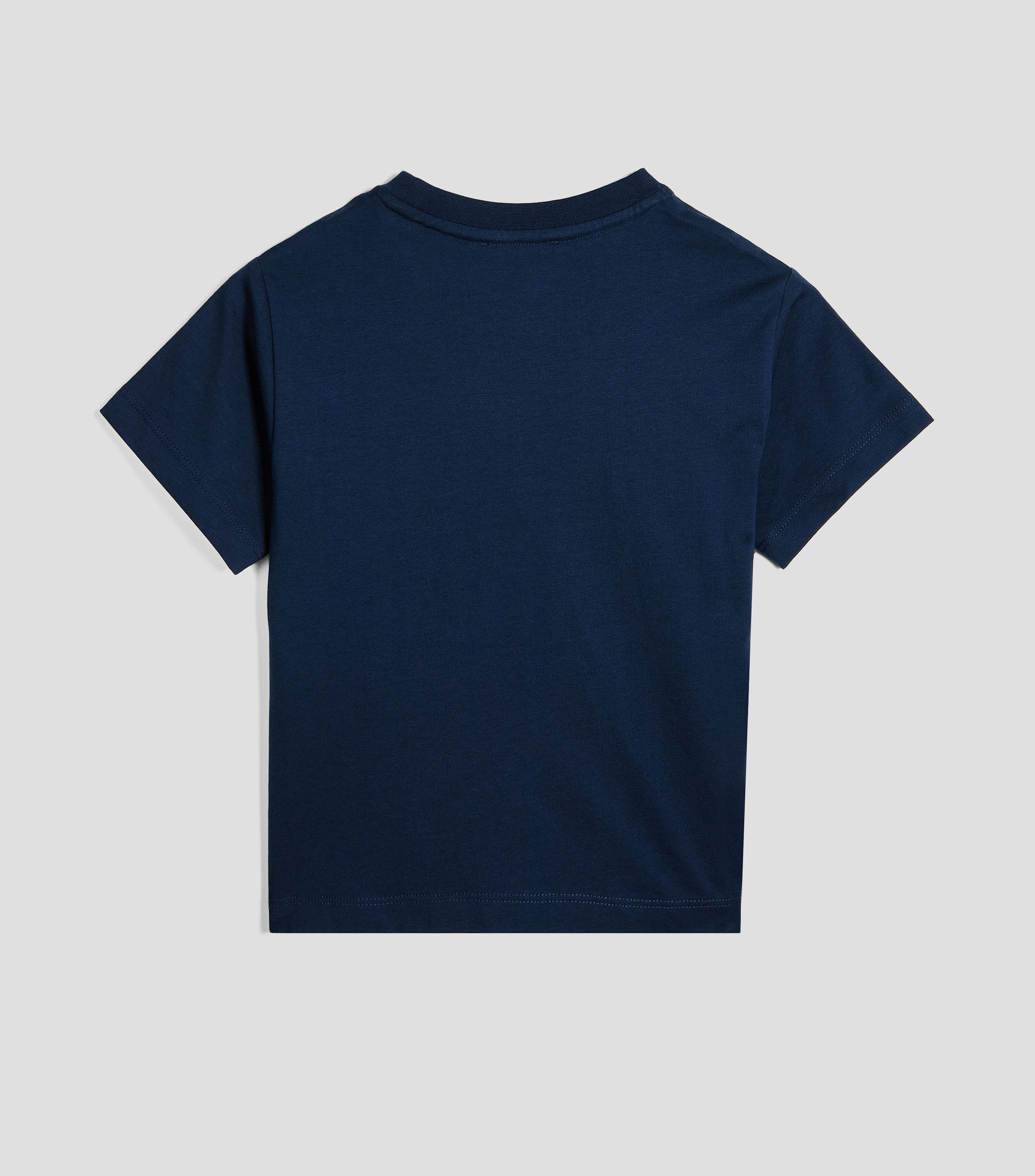 Playera de cuello redondo con manga corta estampada Niño