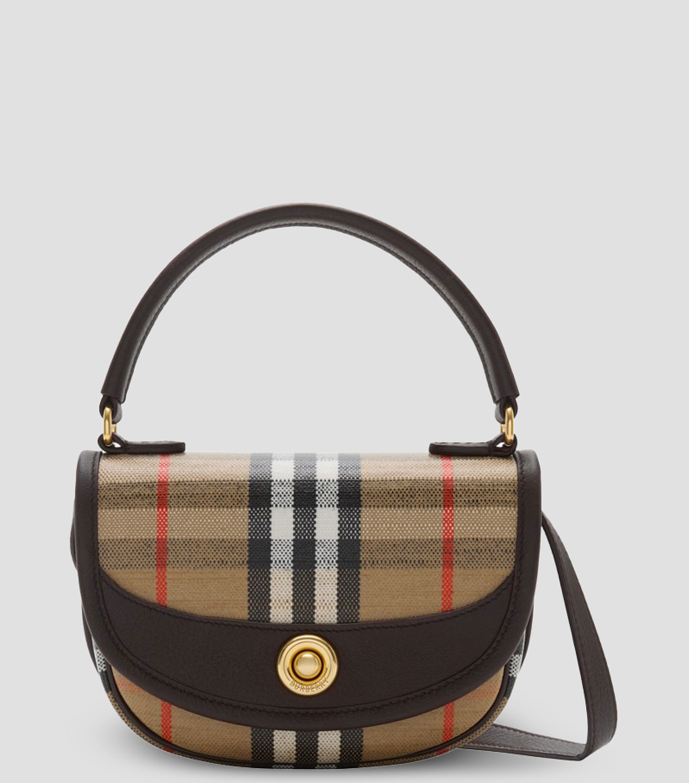 Minibolsa Crossbody Highlands con cuadros Mujer