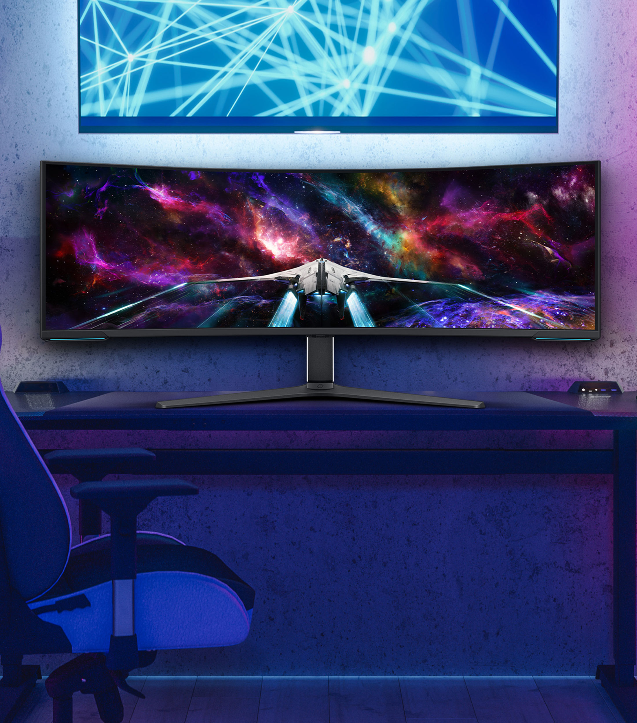 Monitor Gamer 57 Pulgadas Curvo DUHD Odyssey G9 LS57CG950NLXZX