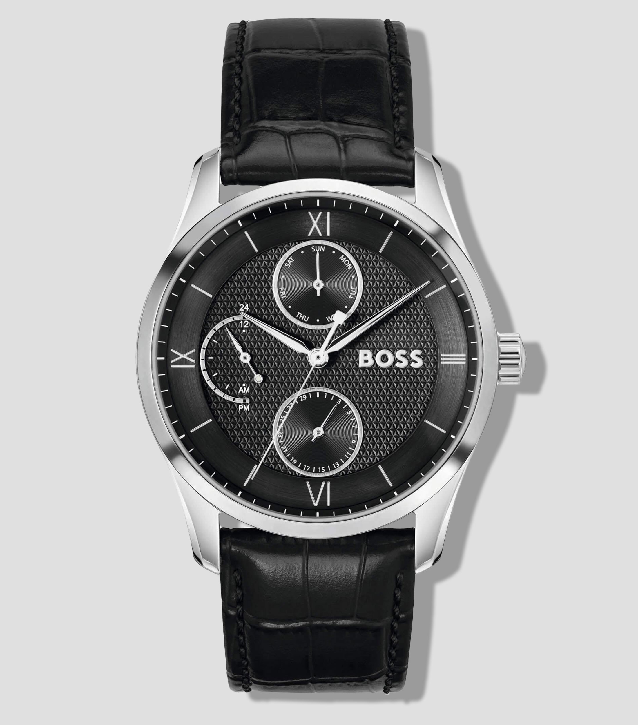 Reloj para Hombre Principle Master Casual, Plateado, Negro