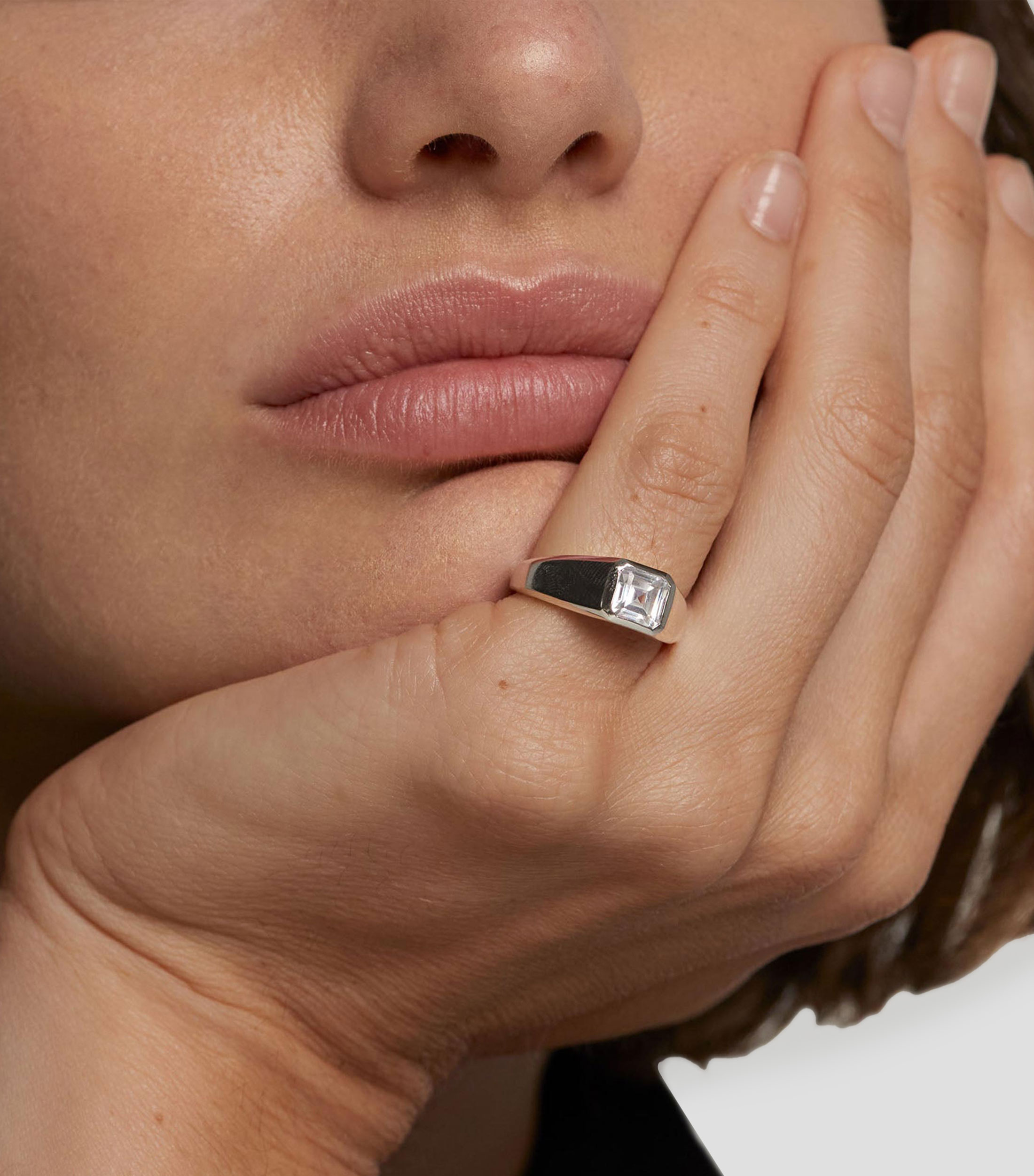 Anillo en plata de ley Mujer