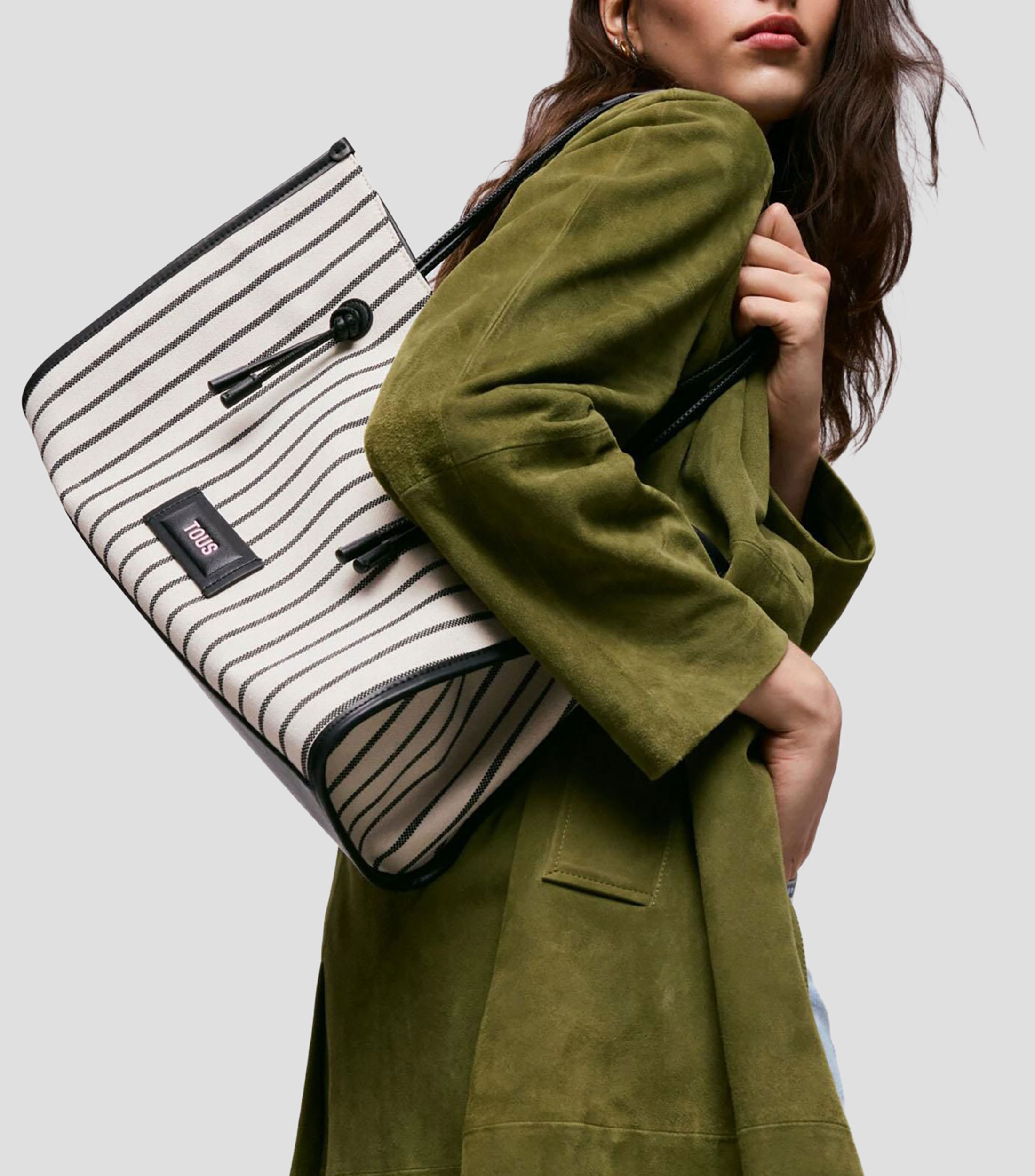 Bolsa Shoulder Summer Holidays con rayas Mujer