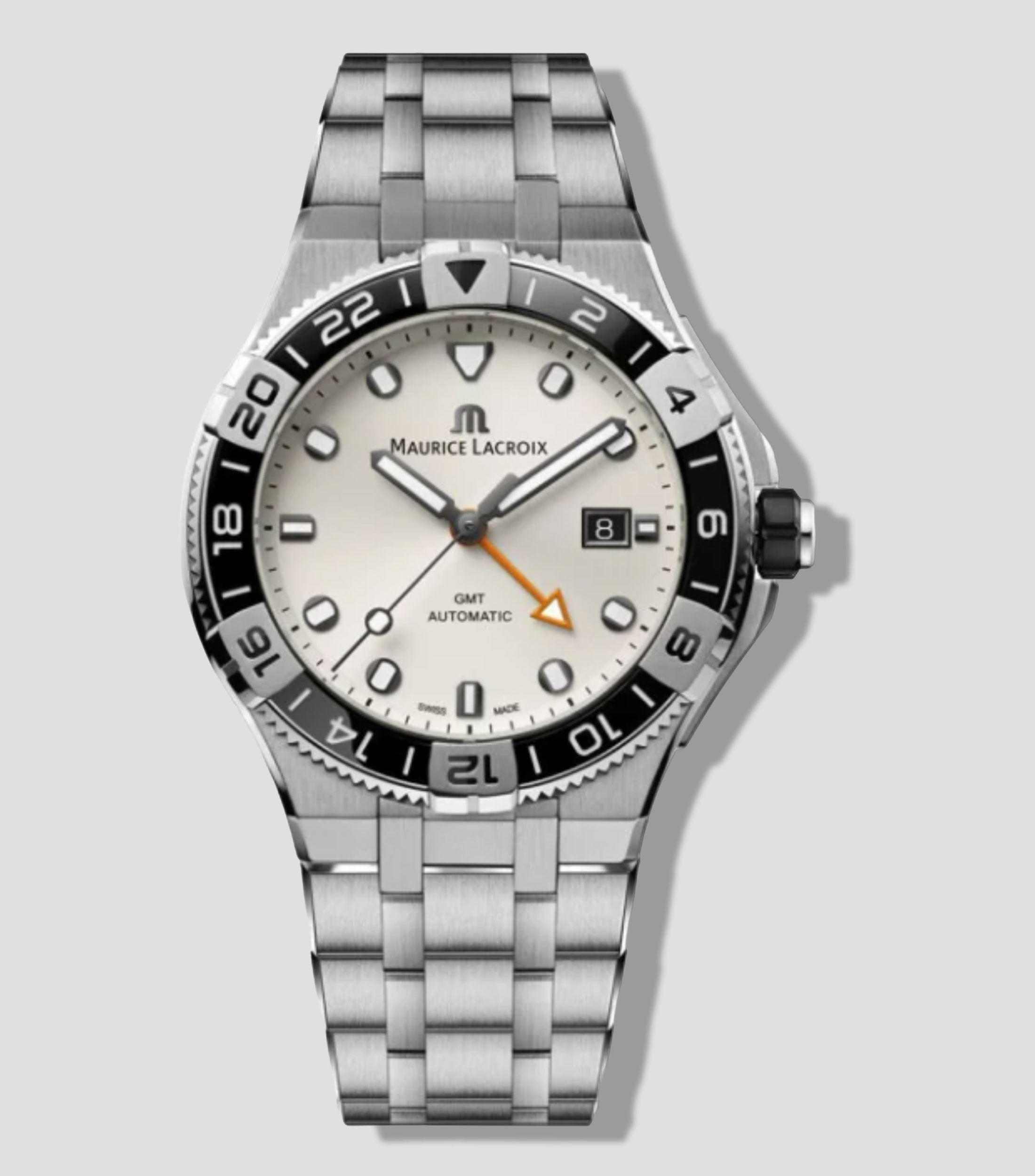 Reloj para hombre Aikon Venturer GMT Automatic Casual Plateado