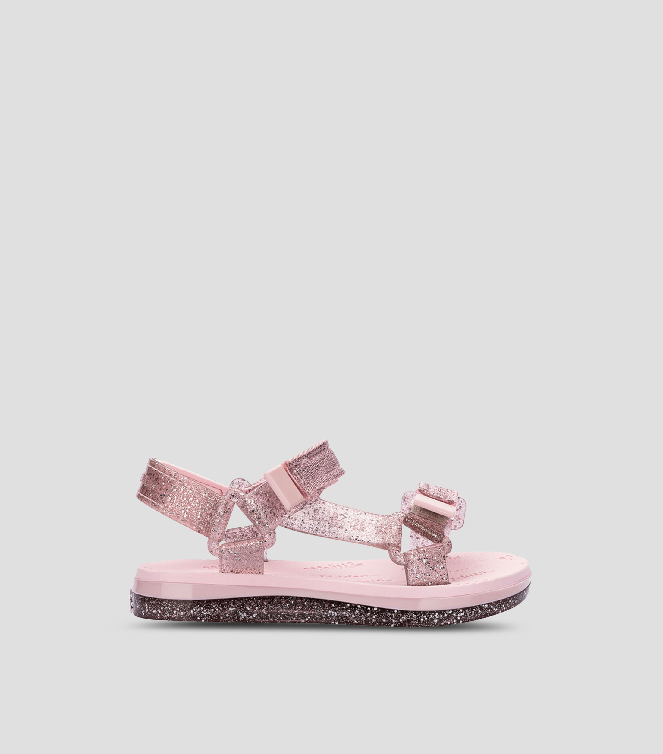 Sandalias planas glitter Nina