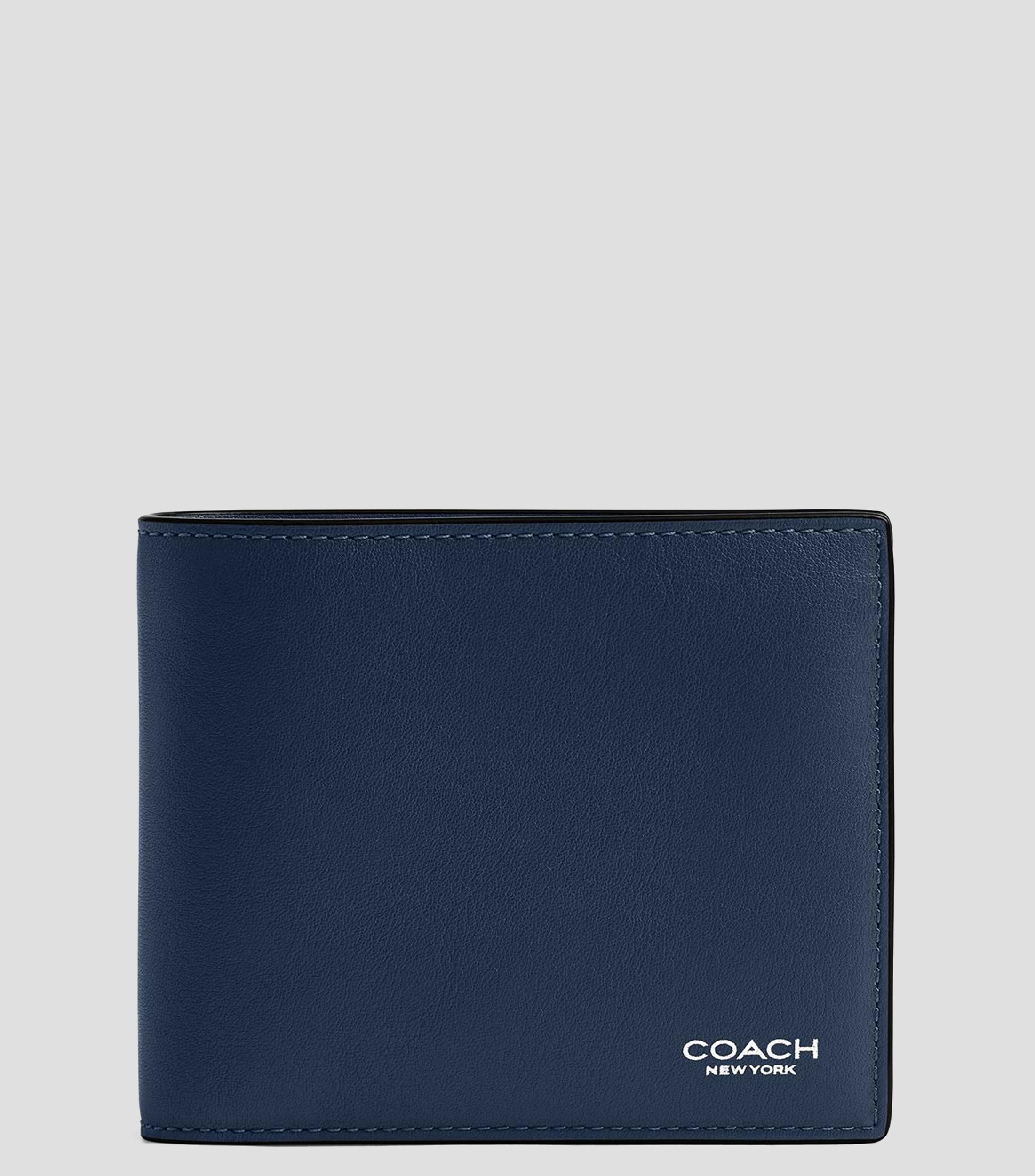Cartera Bifold en Piel liso Hombre