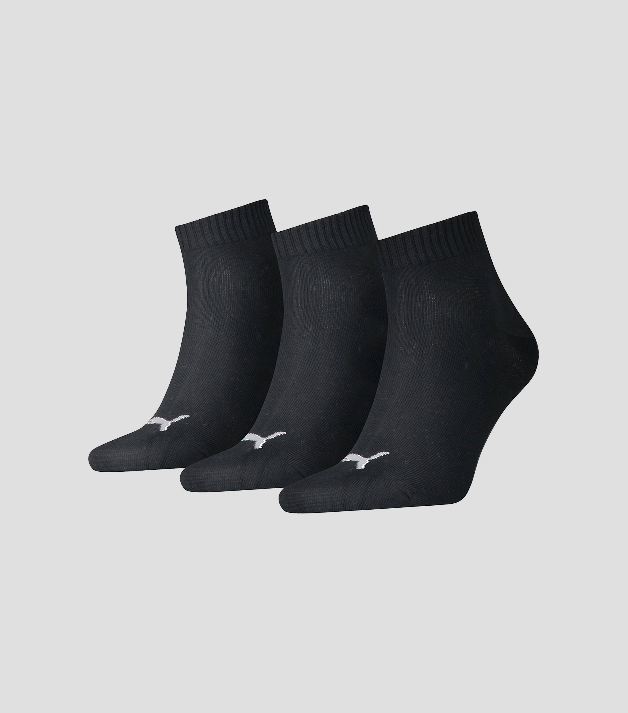 Set 3 Calcetines Quarter Plain Unisex