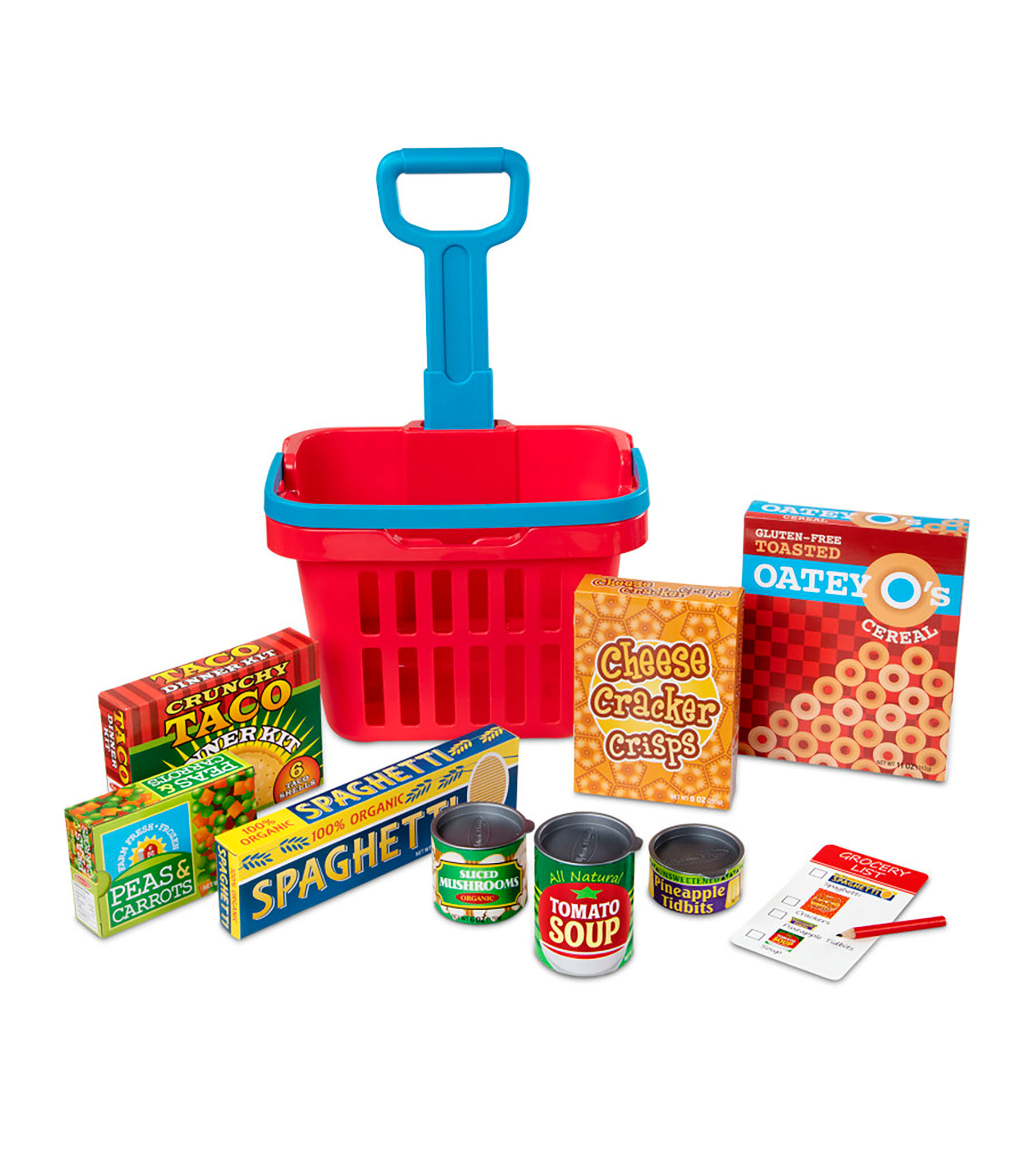 Playset, Rolling Grocery Basket
