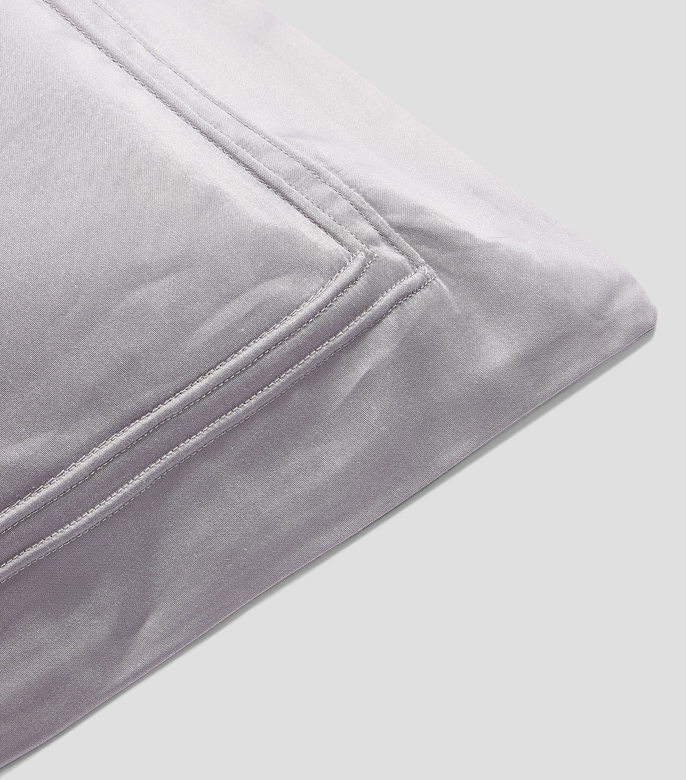 Funda para almohada Estándar en algodón orgánico Triomphe platino