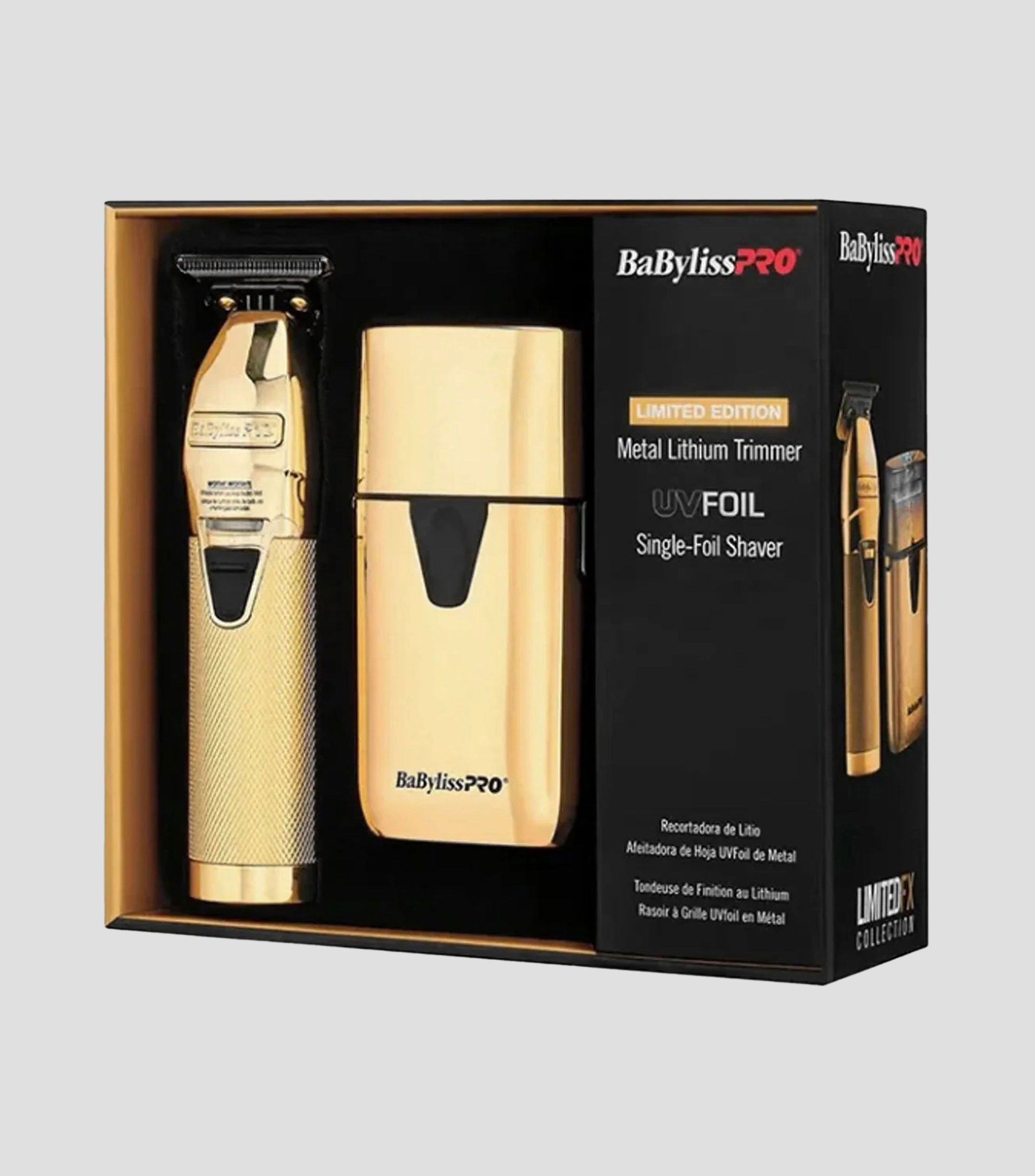 Combo Trimmer FX + Shaver UV Gold FXLFHOLPK2GES