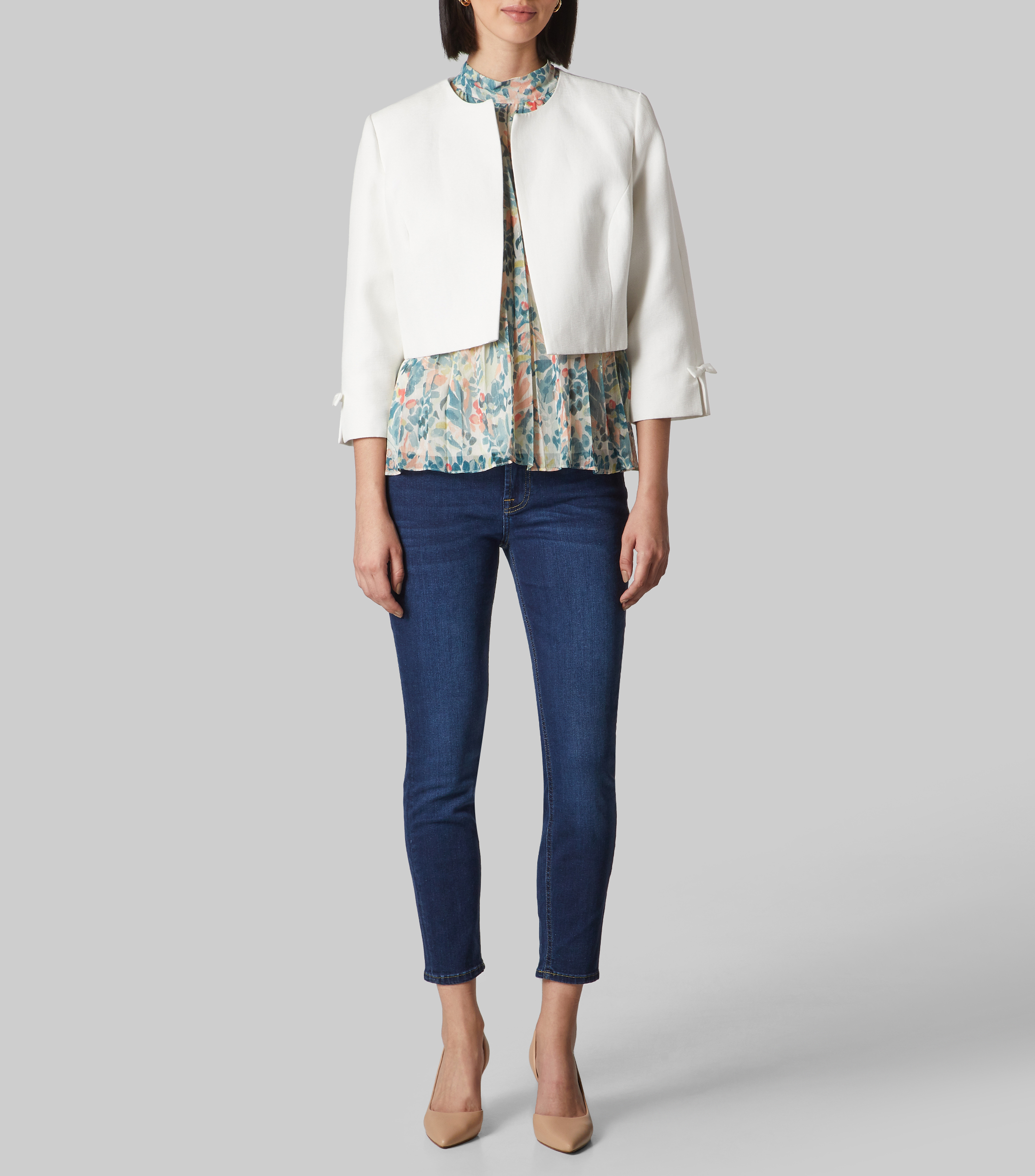 Saco cuello abierto Zoelle Mujer