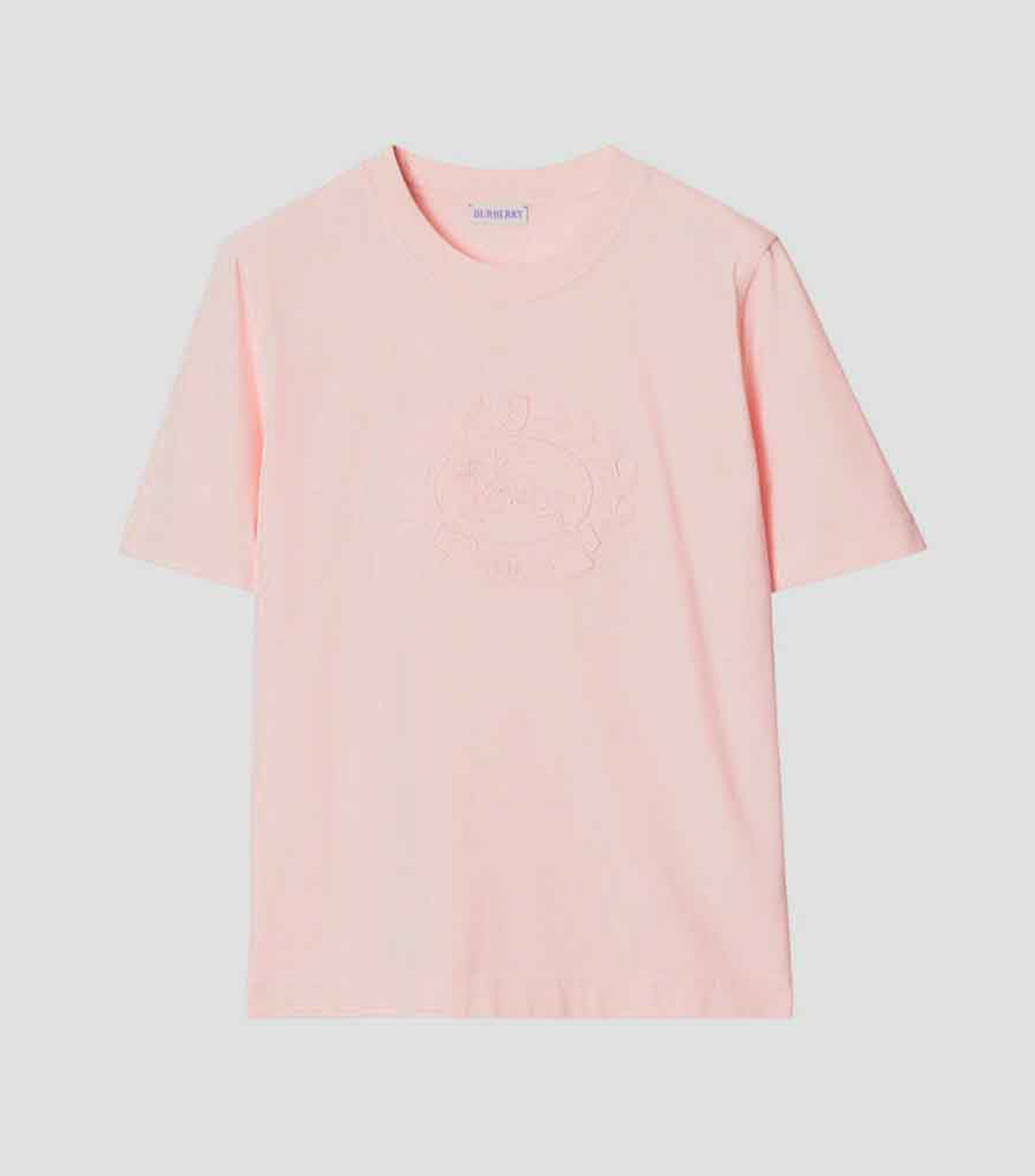 Playera cuello redondo manga corta liso Mujer