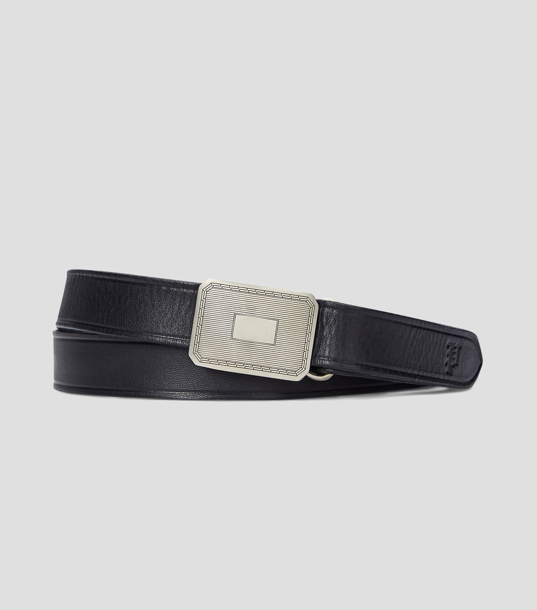 Cinturón reversible en piel casual Hombre