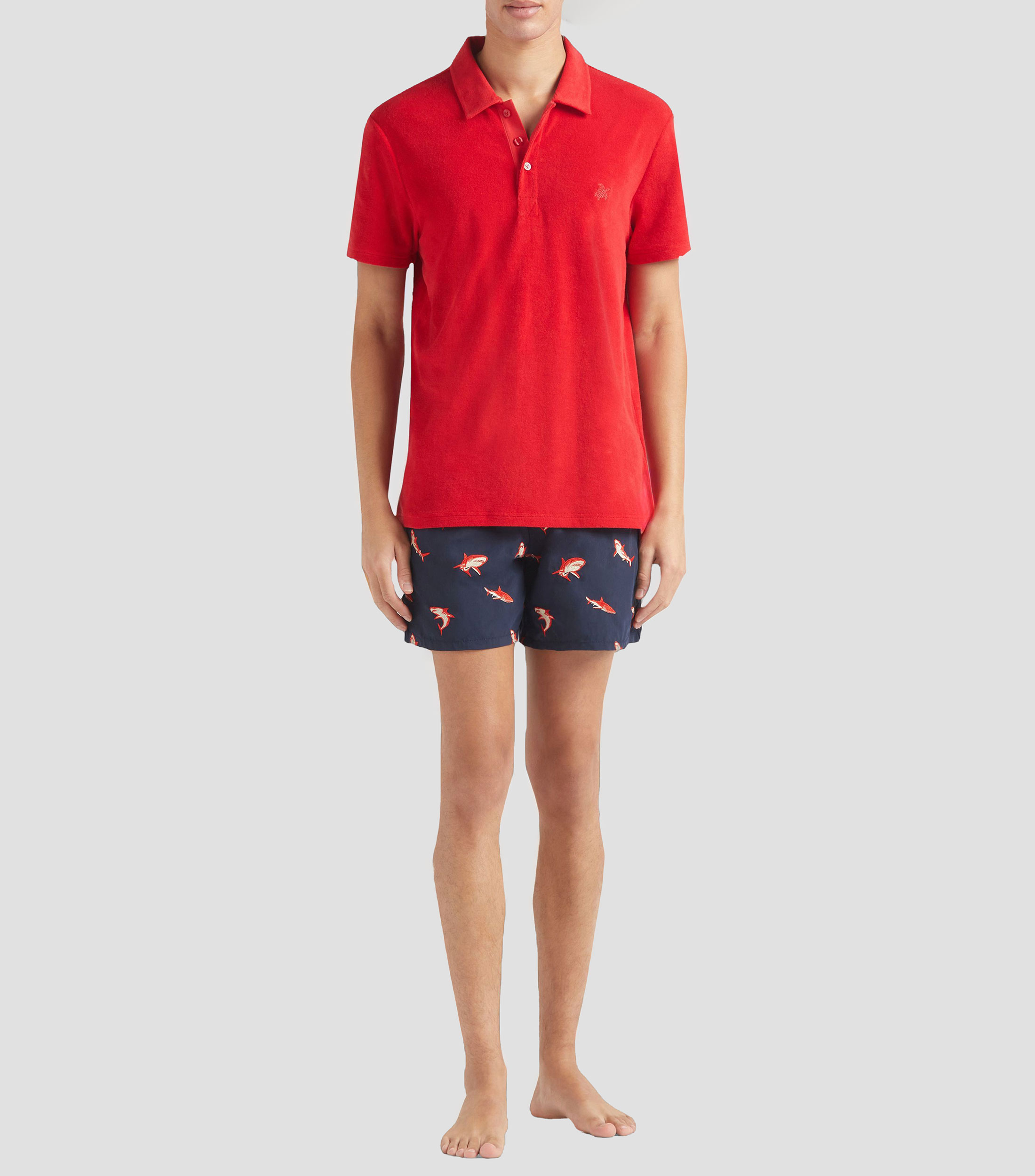 Playera tipo Polo de manga corta Hombre