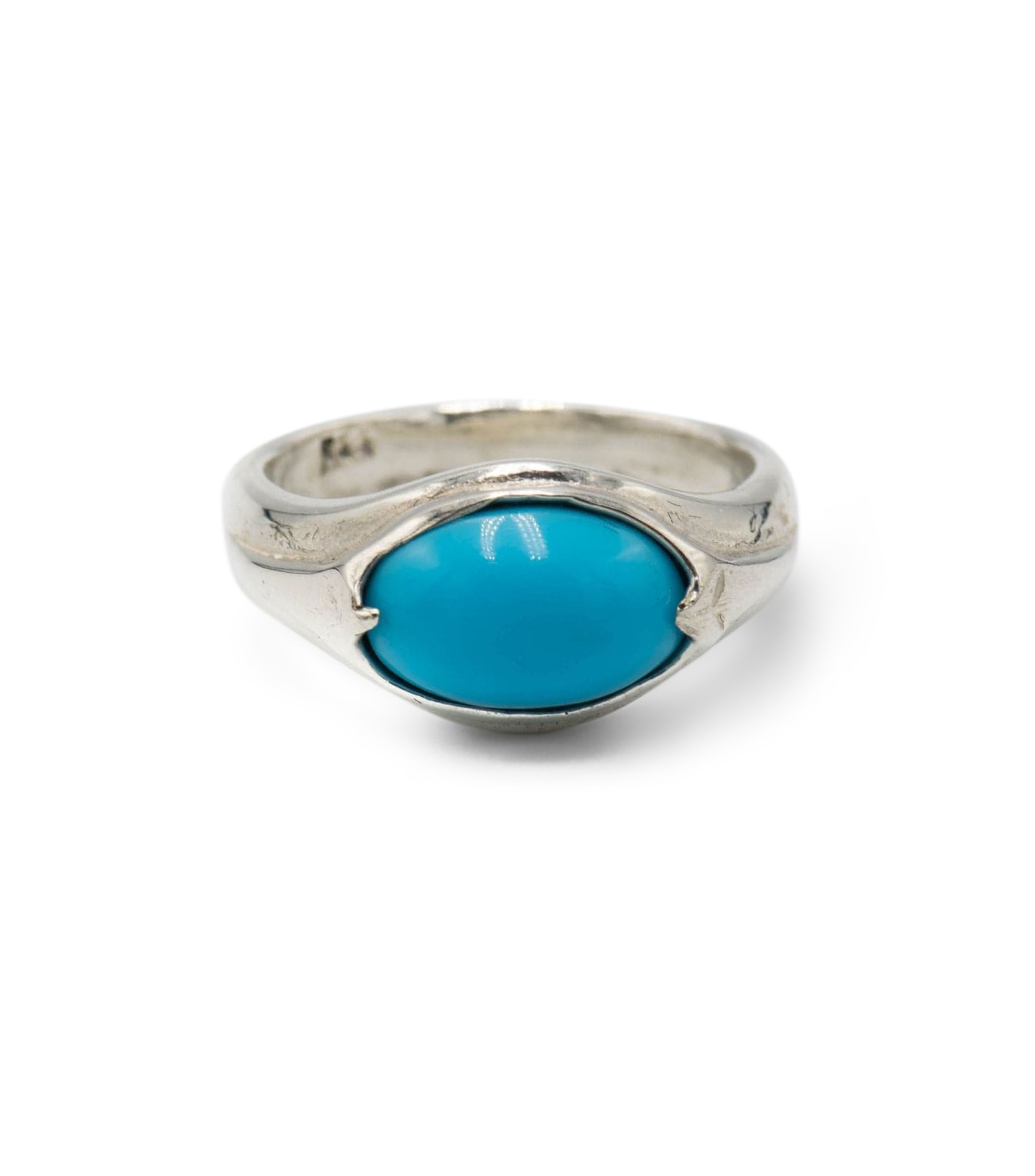 Anillo en Plata .925 con turquesa Unisex