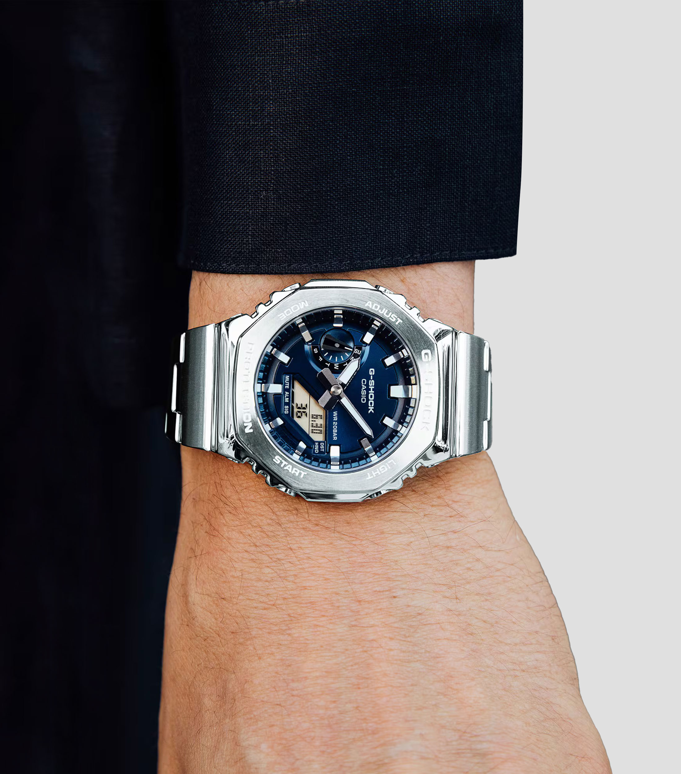 Reloj para Hombre G-Shock Casual Plateado