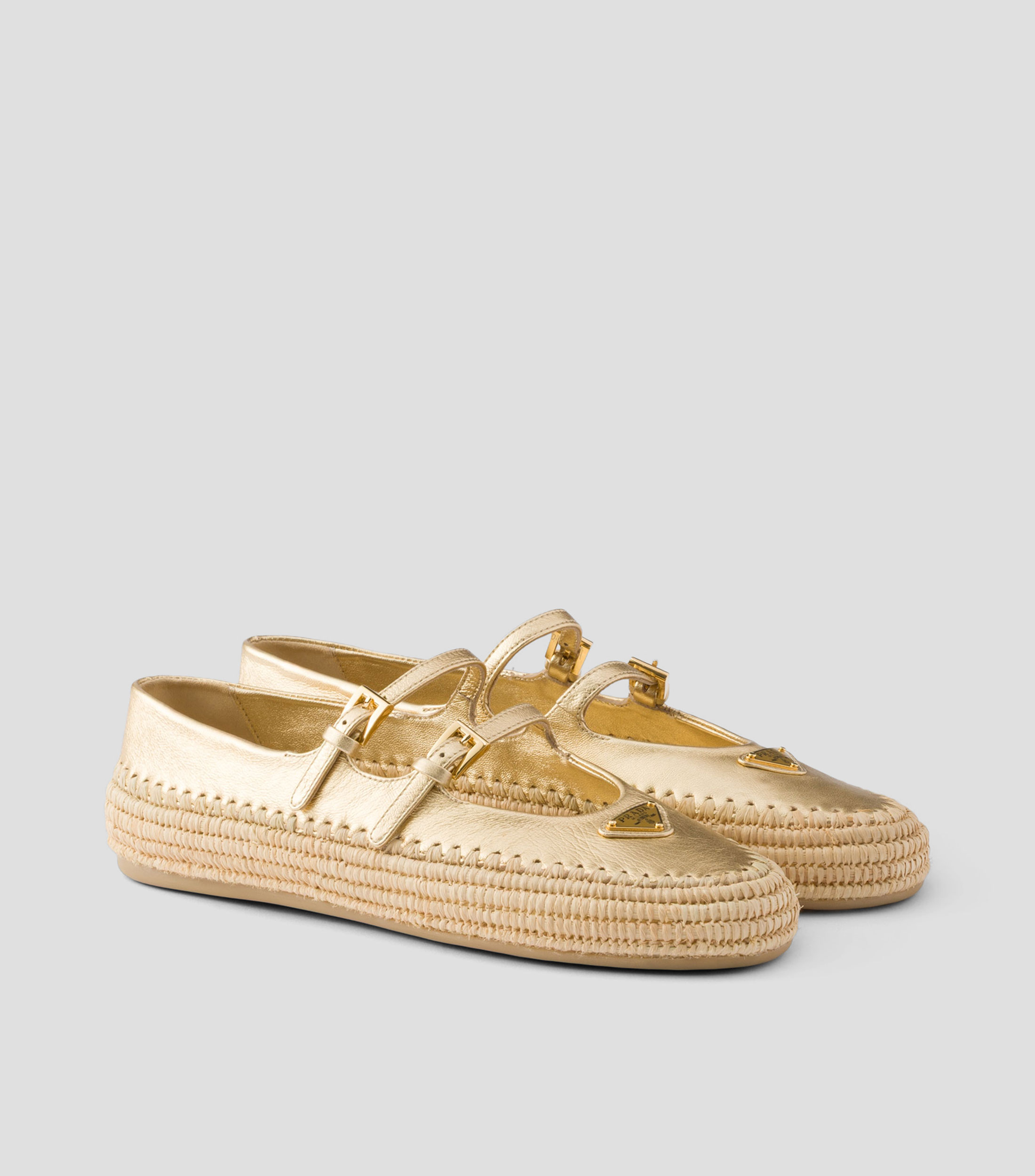 Flats en piel Mujer