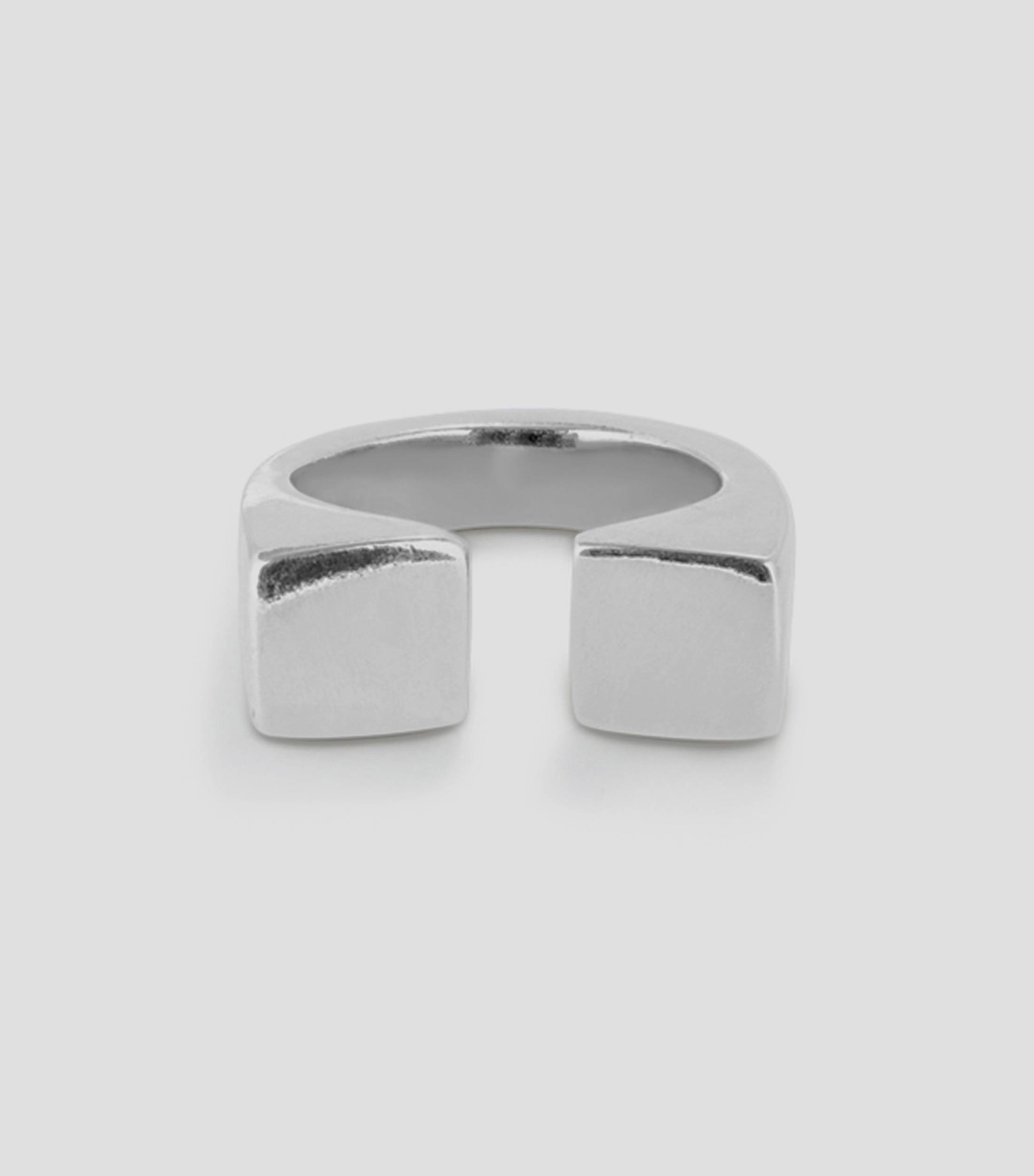Anillo Forma Cuadrada Hombre