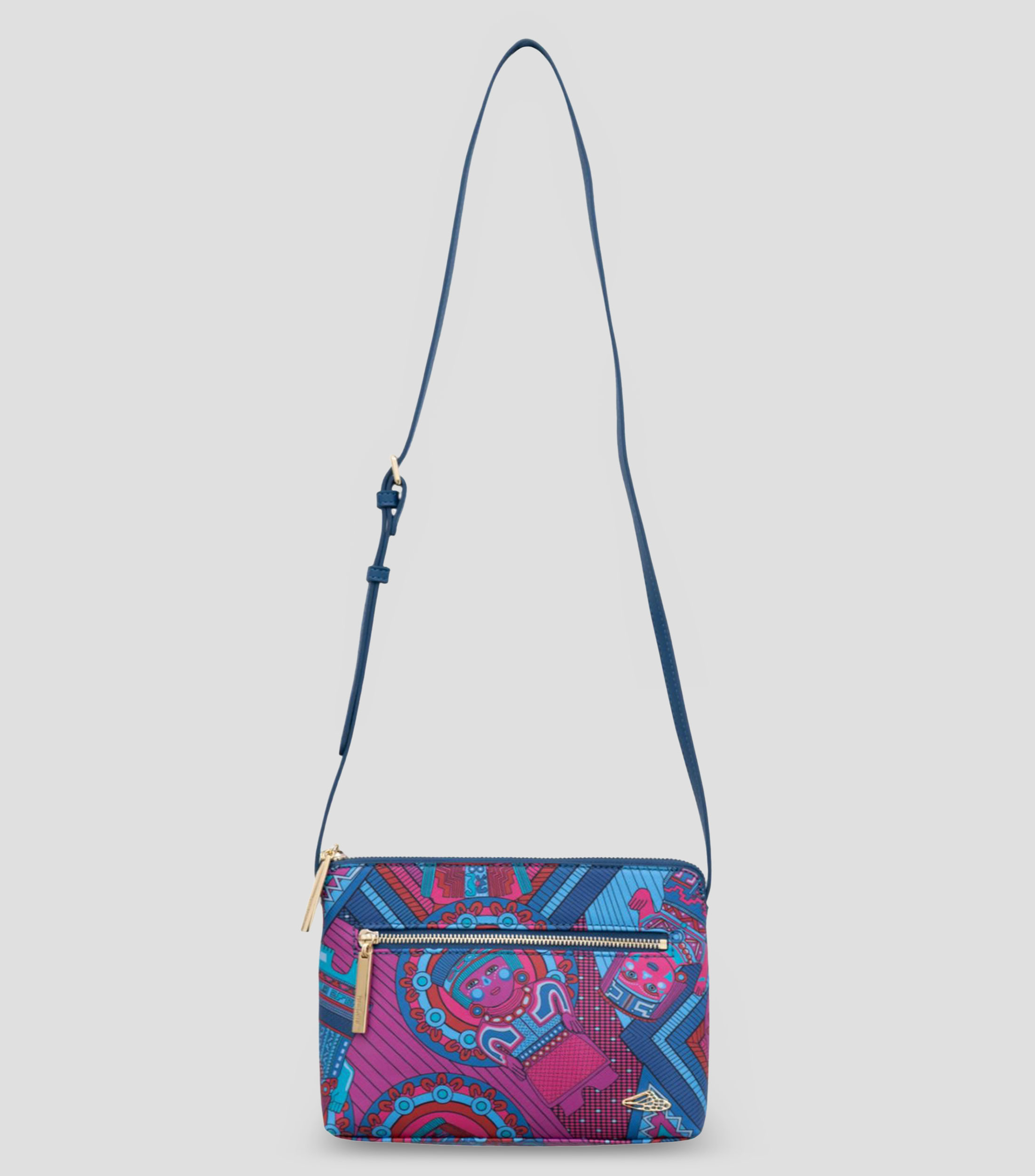 Bolsa Crossbody Caritas Sonrientes de Veracruz Mujer