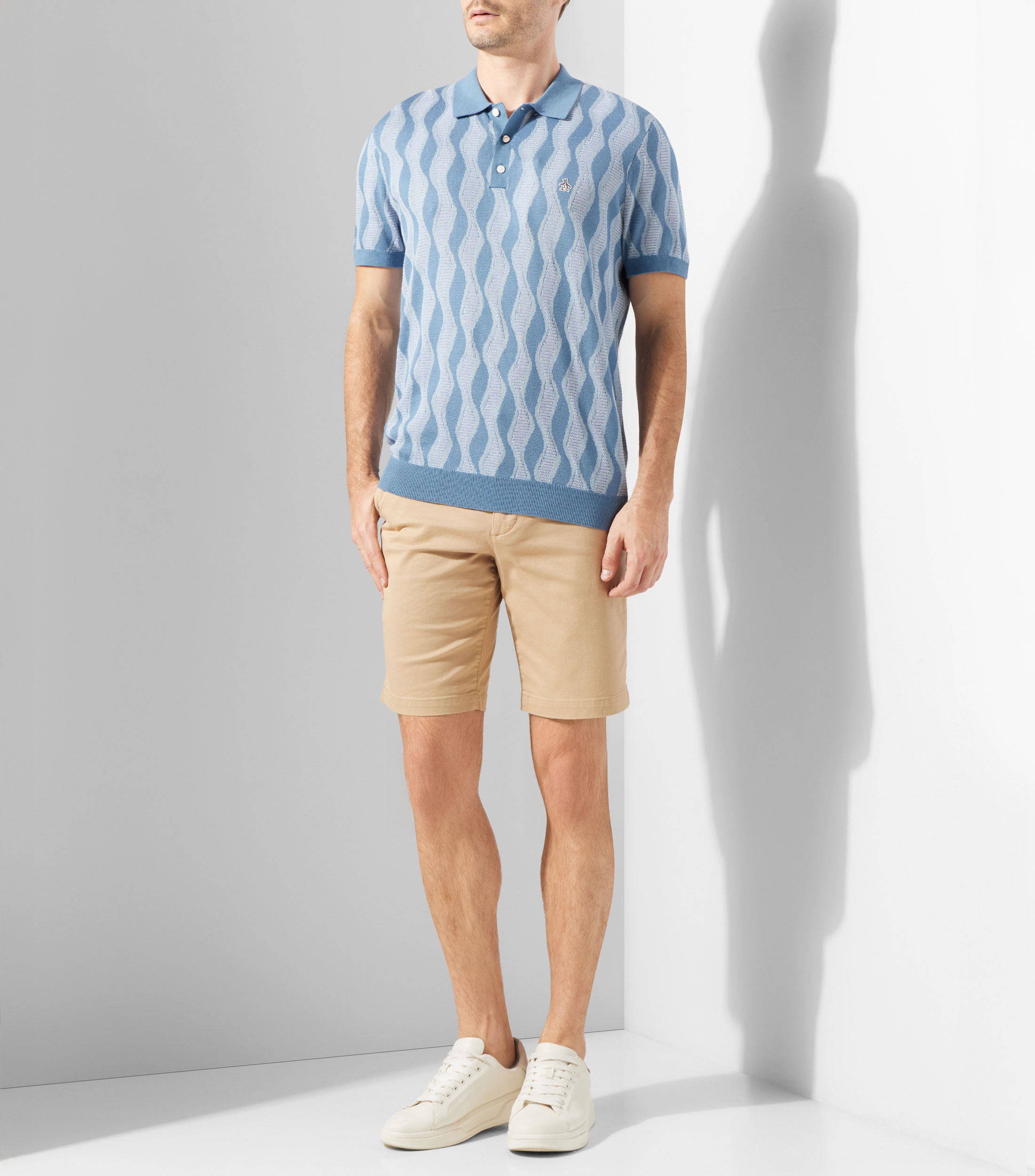 Playera polo manga corta fantasía Hombre