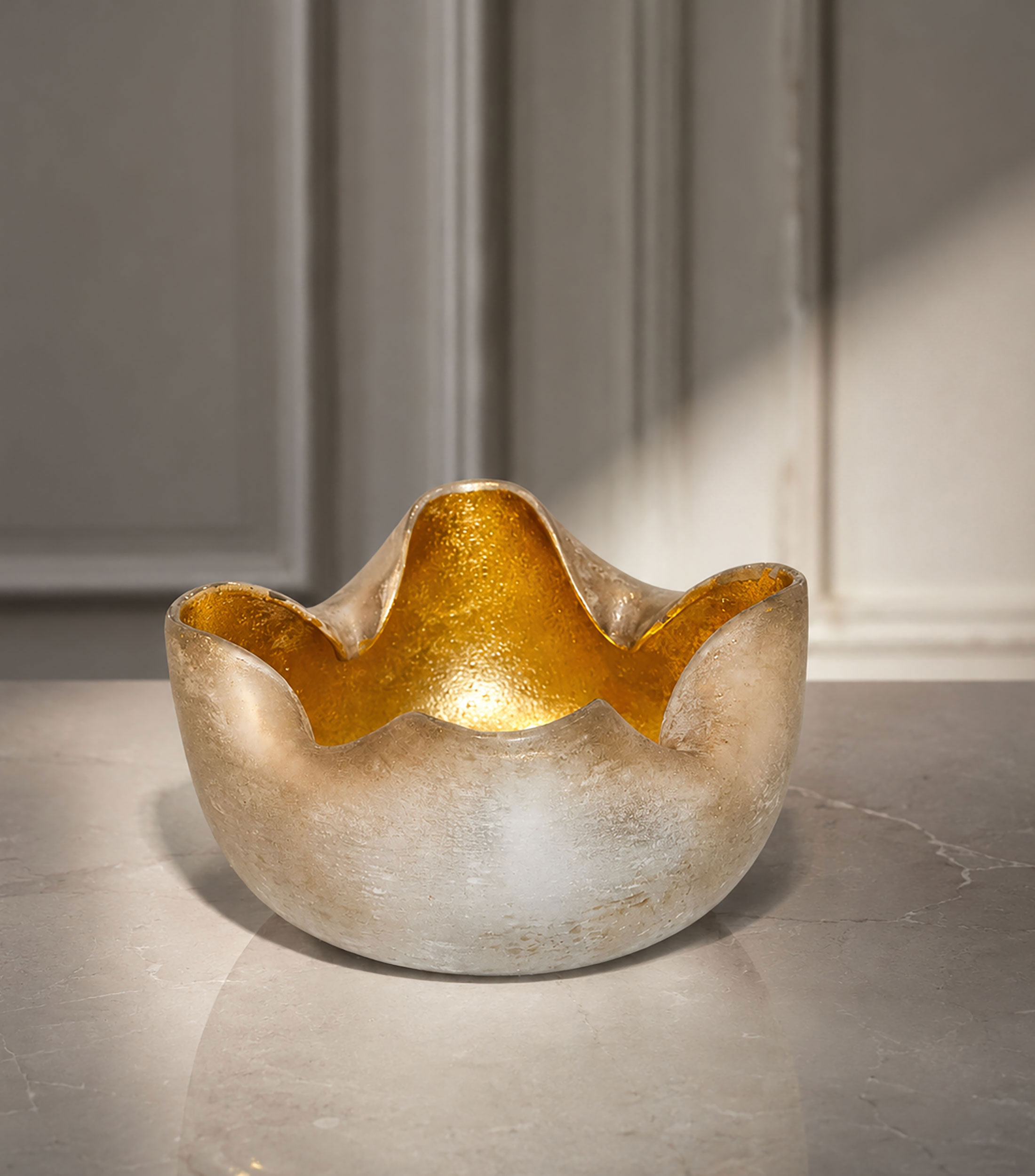 Figura decorativa de vidrio