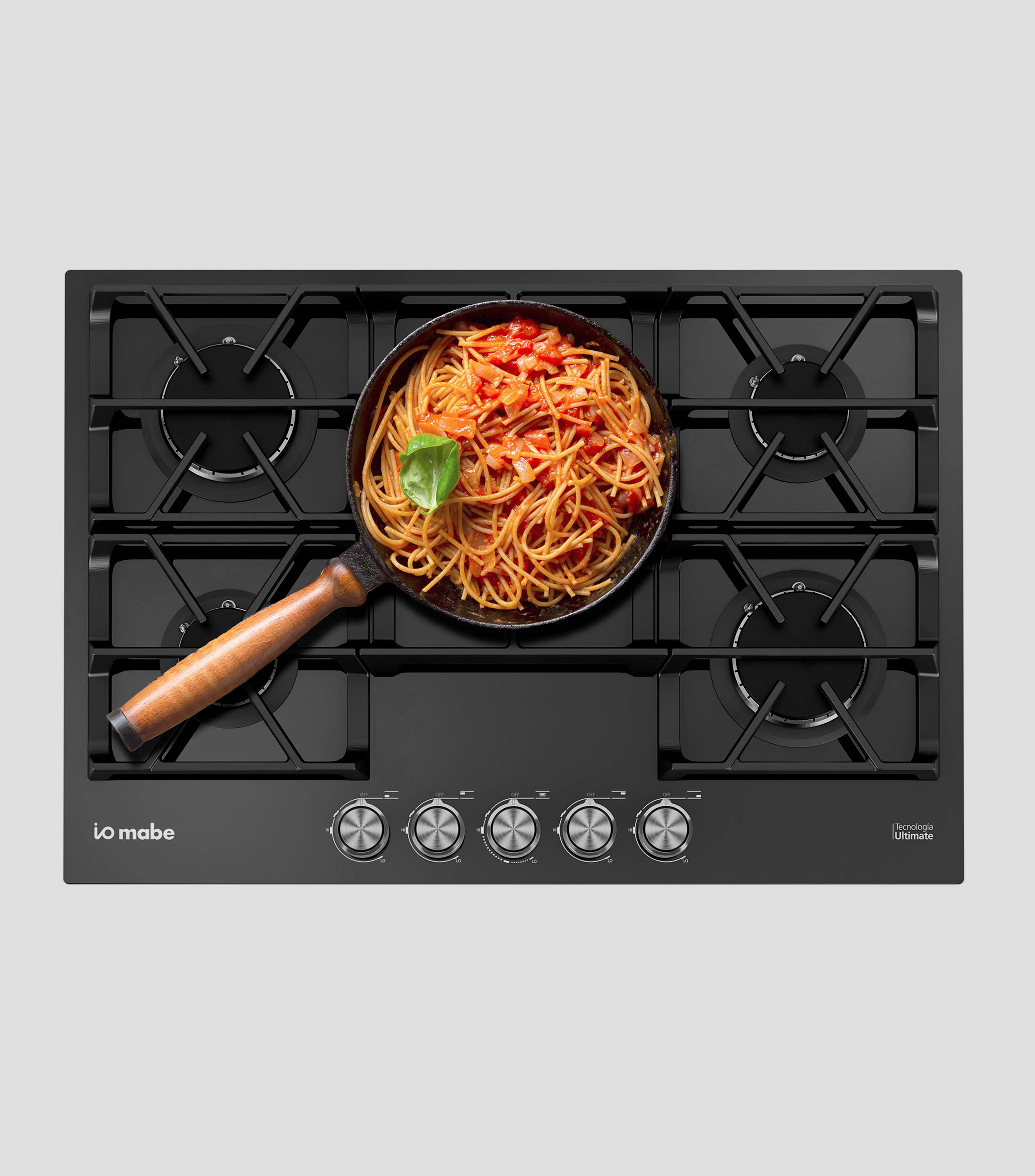 Parrilla de Gas LP Black 5 quemadores en Acero inoxidable