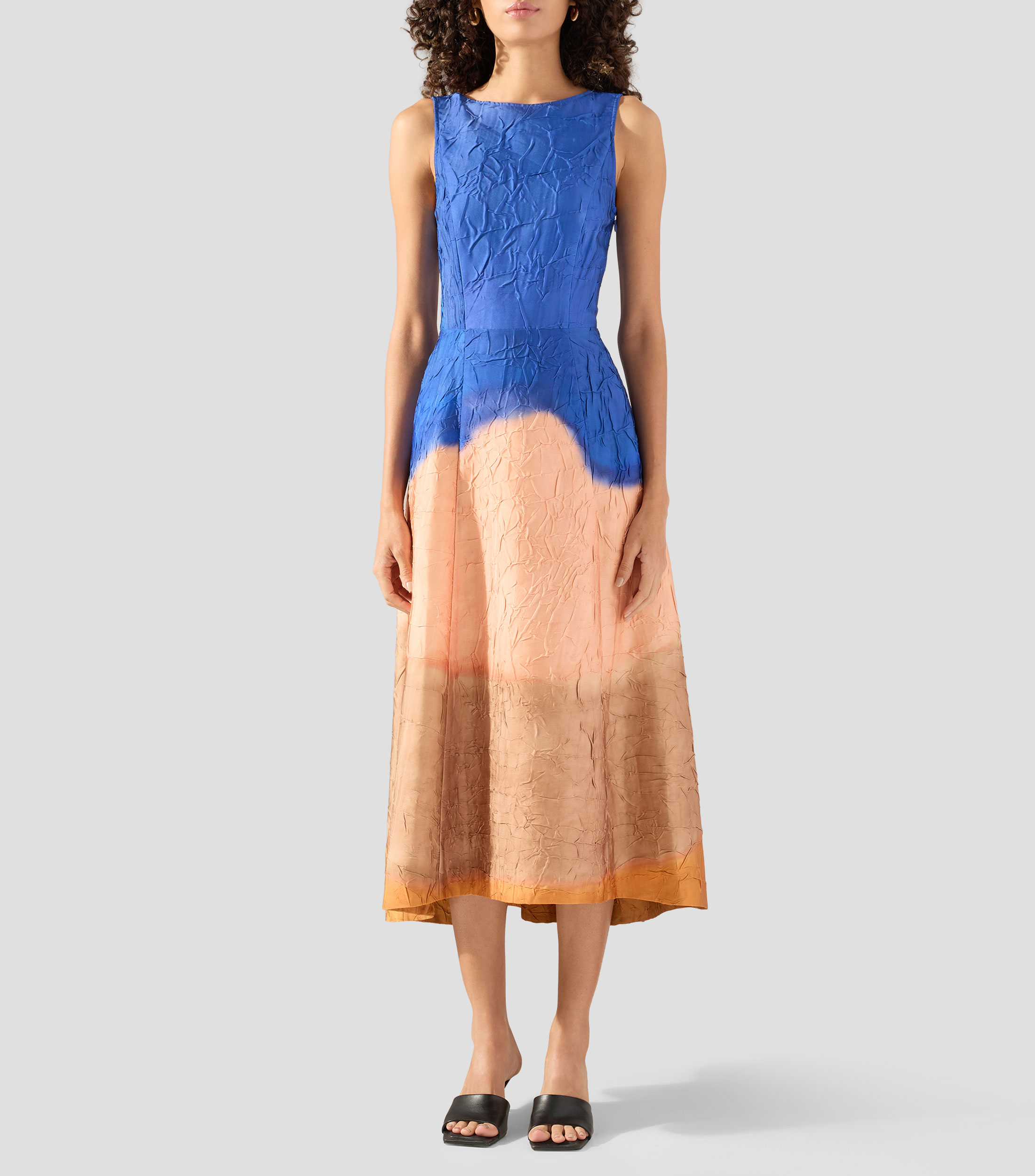 Vestido midi estampada Georgia Mujer