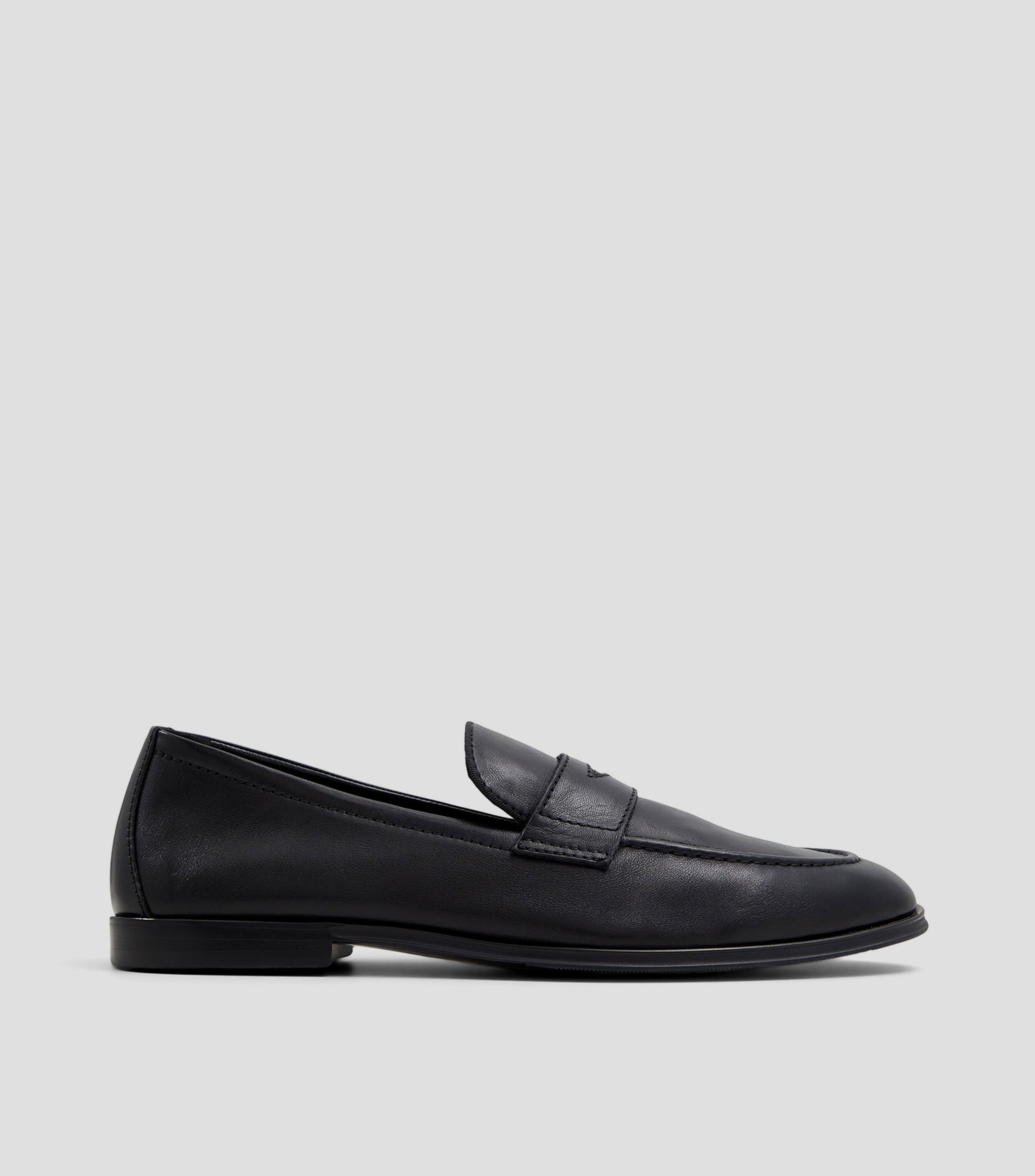 Mocasines en piel con cintillo Hombre