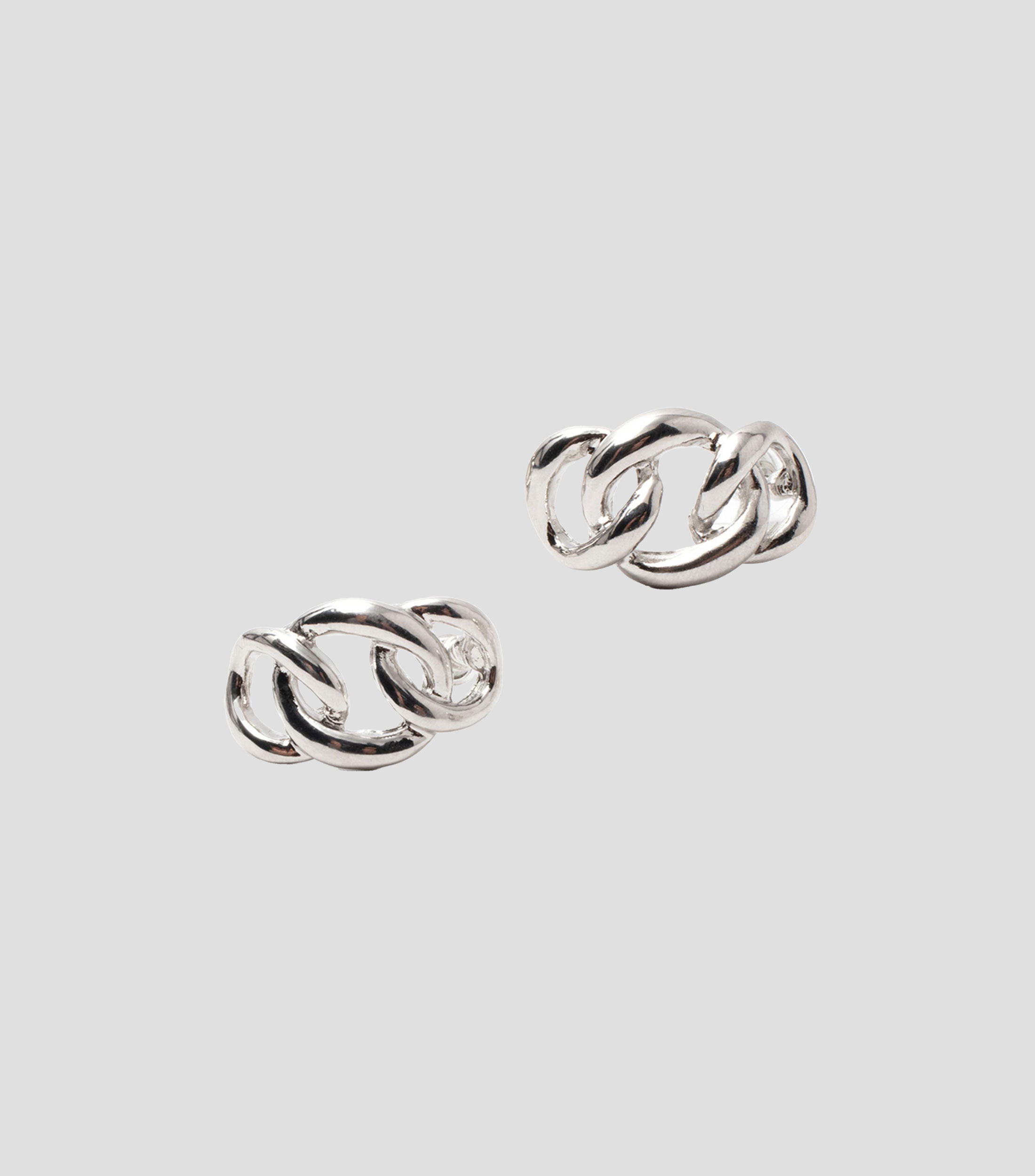 Aretes en forma de cadena de eslabones Mujer