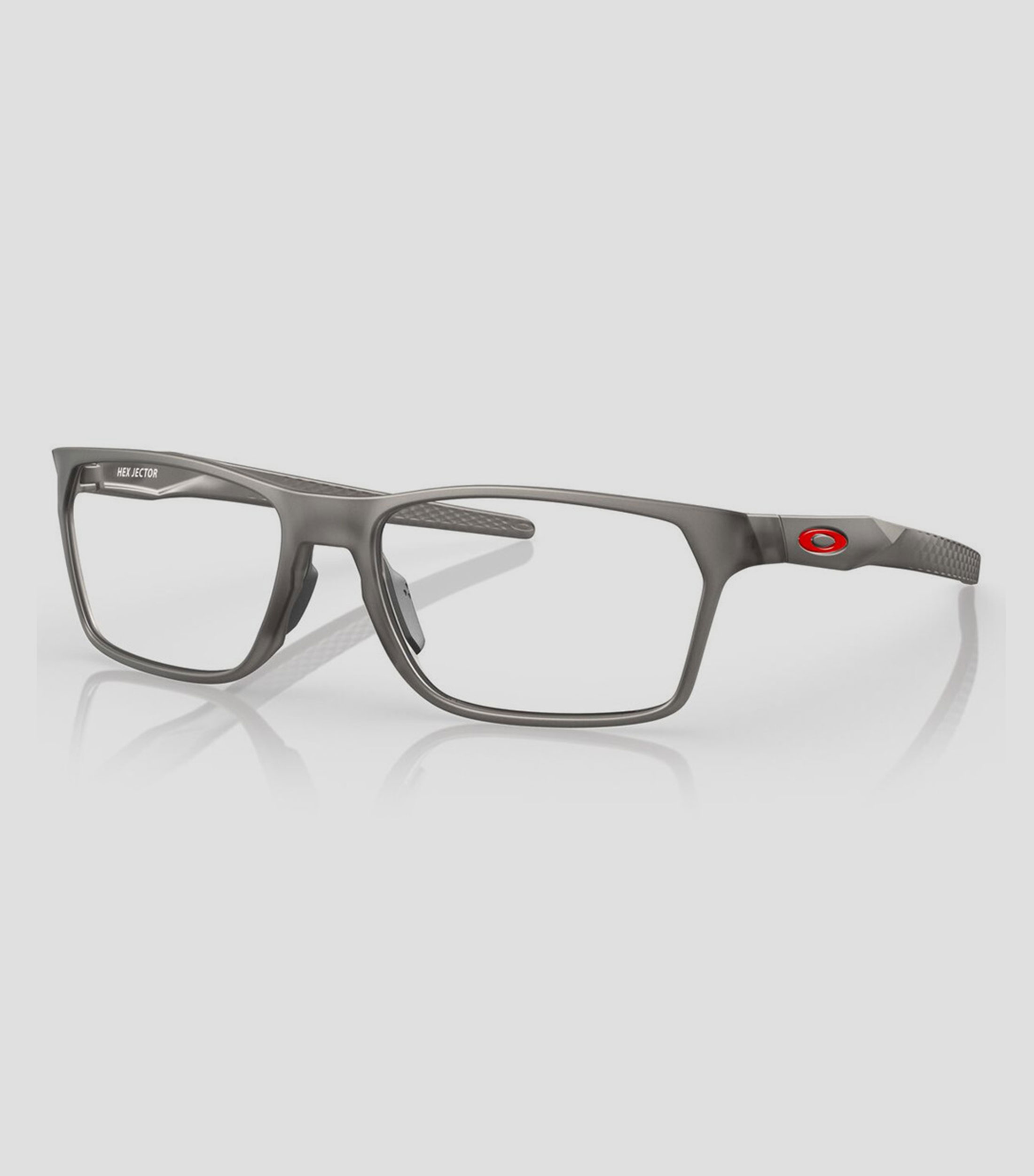 Lentes oftálmicos rectangulares Hex Jector grises Hombre