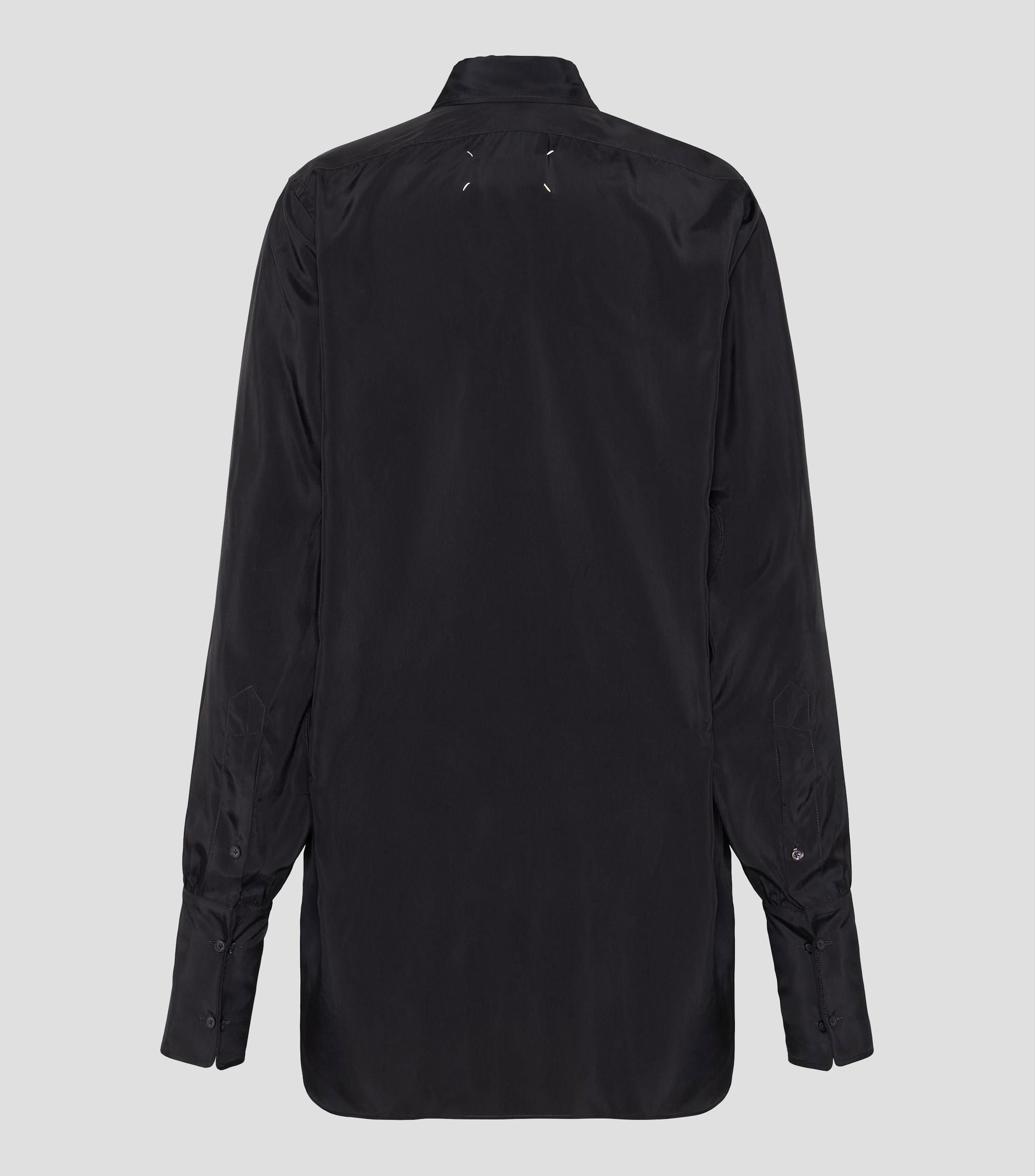 Camisa lisa manga larga Mujer