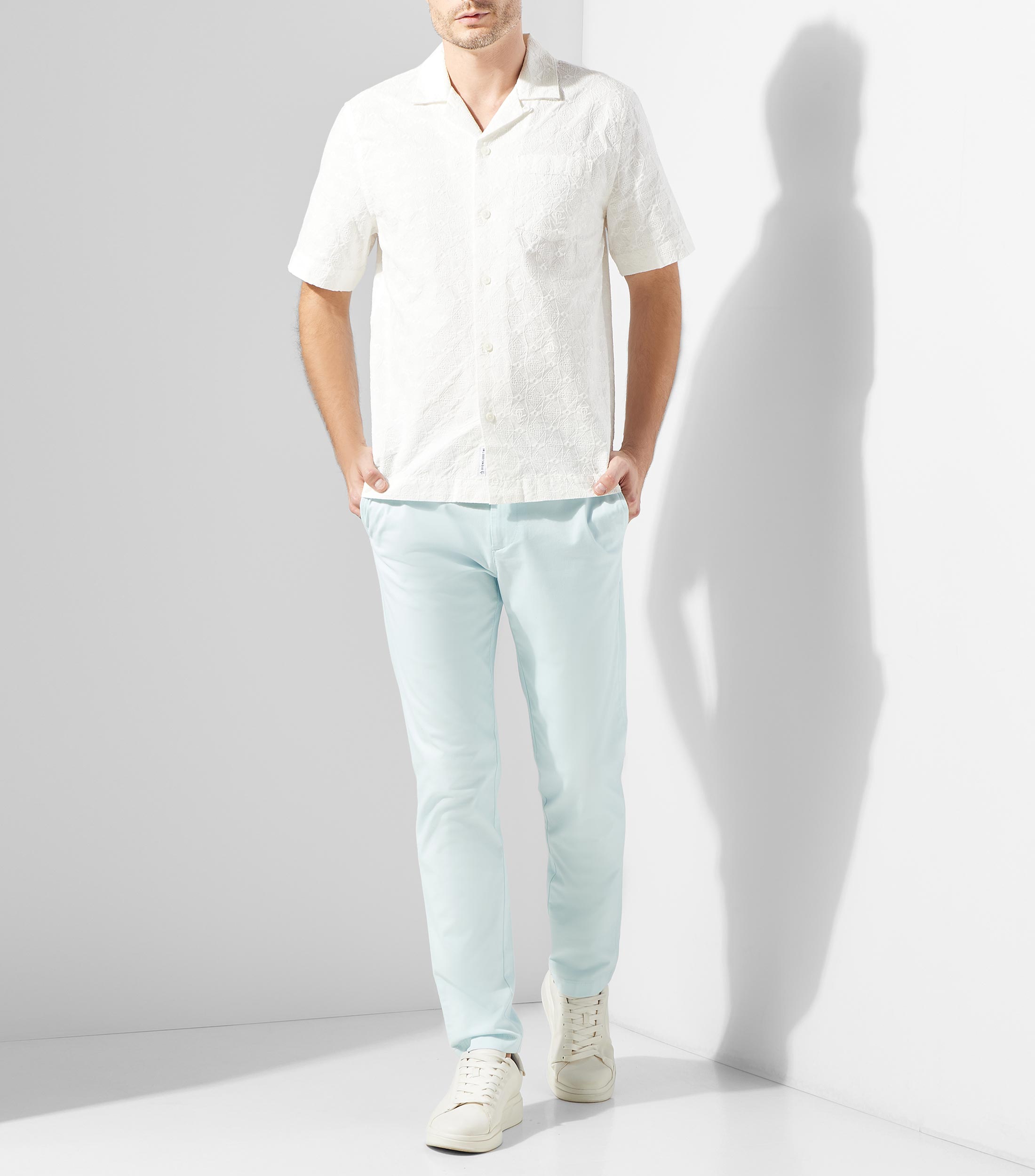 Camisa fantasía manga corta Hombre