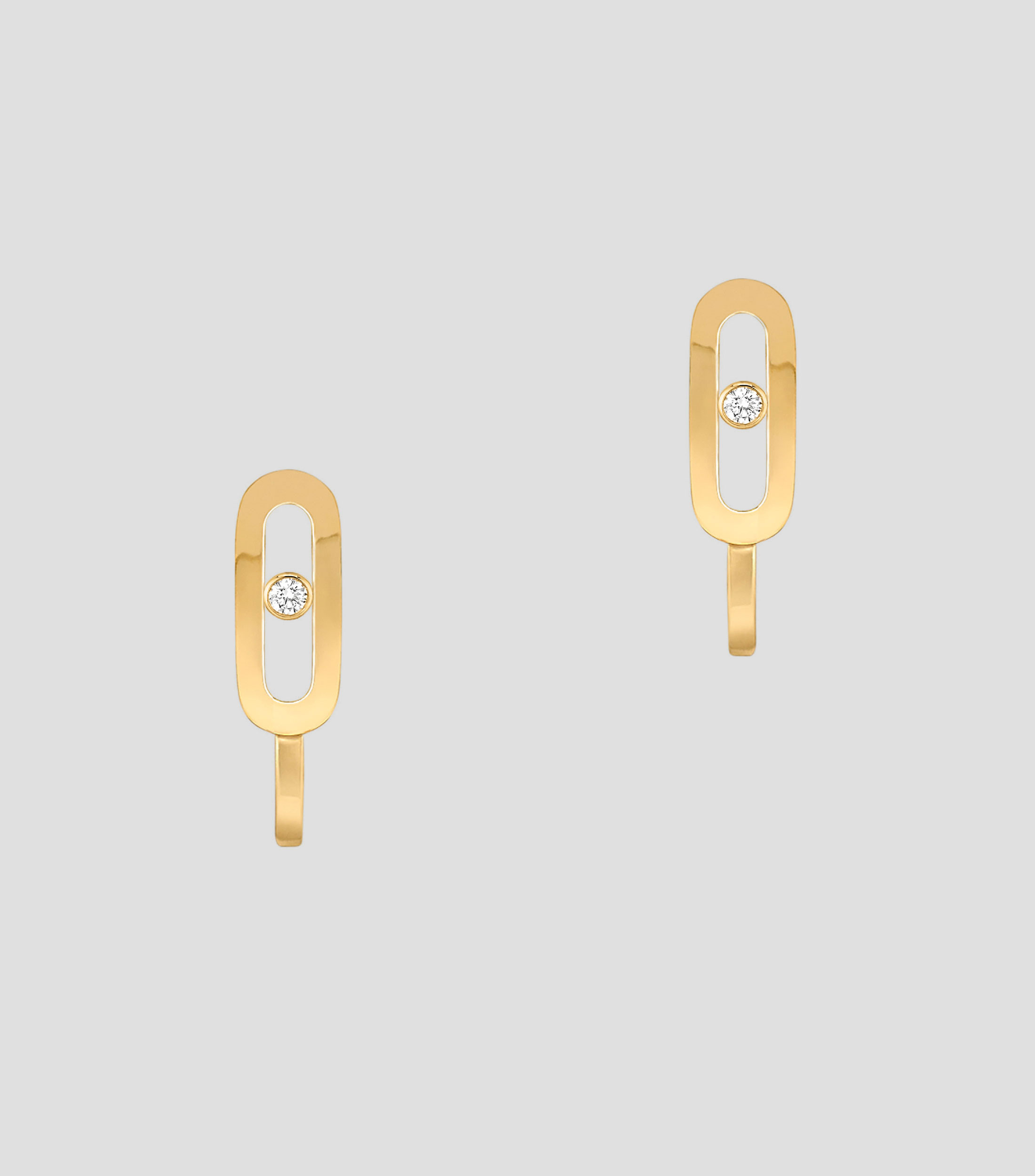 Aretes en oro amarillo 18 Kts Mujer