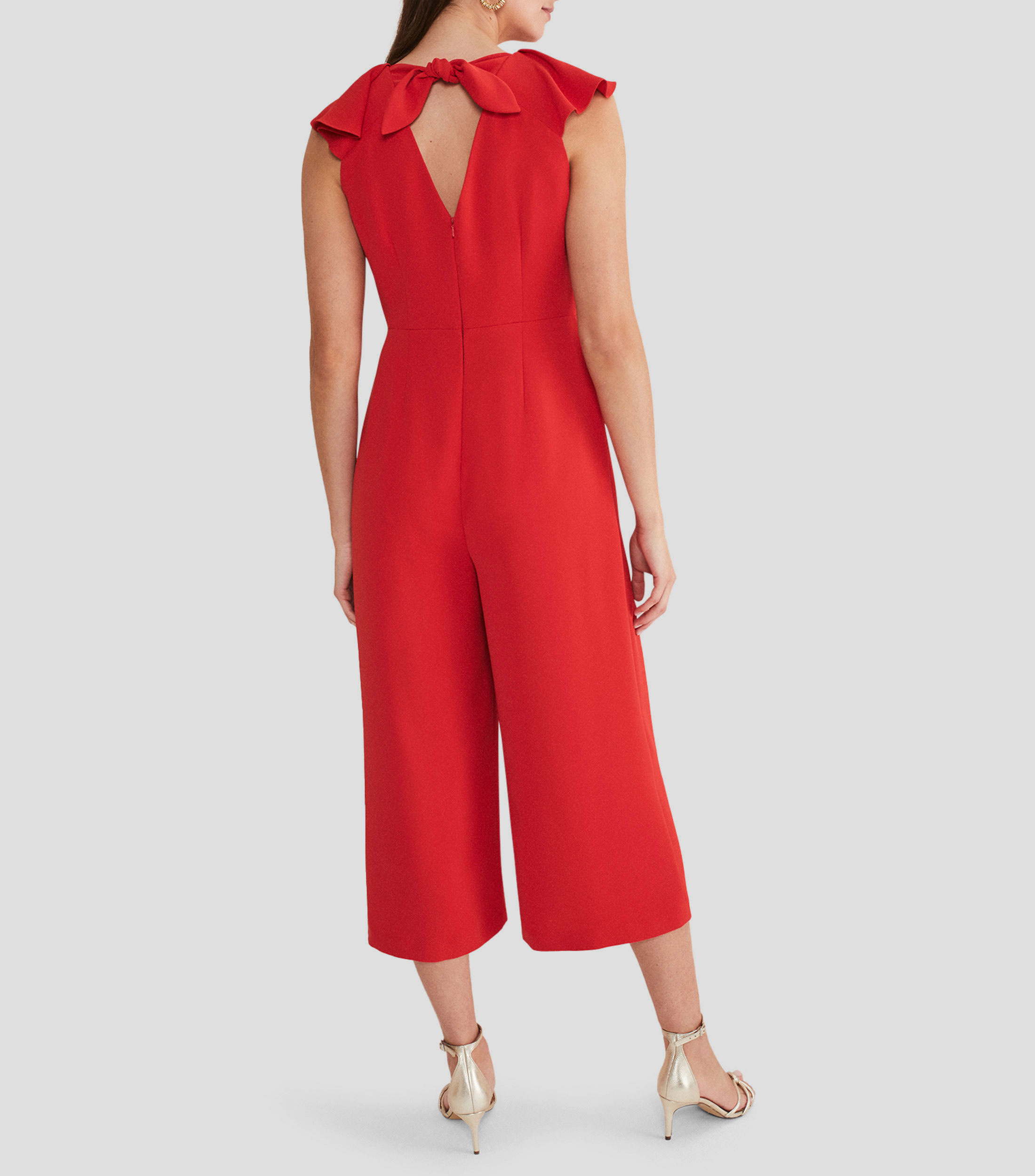Jumpsuit de corte crop Mujer