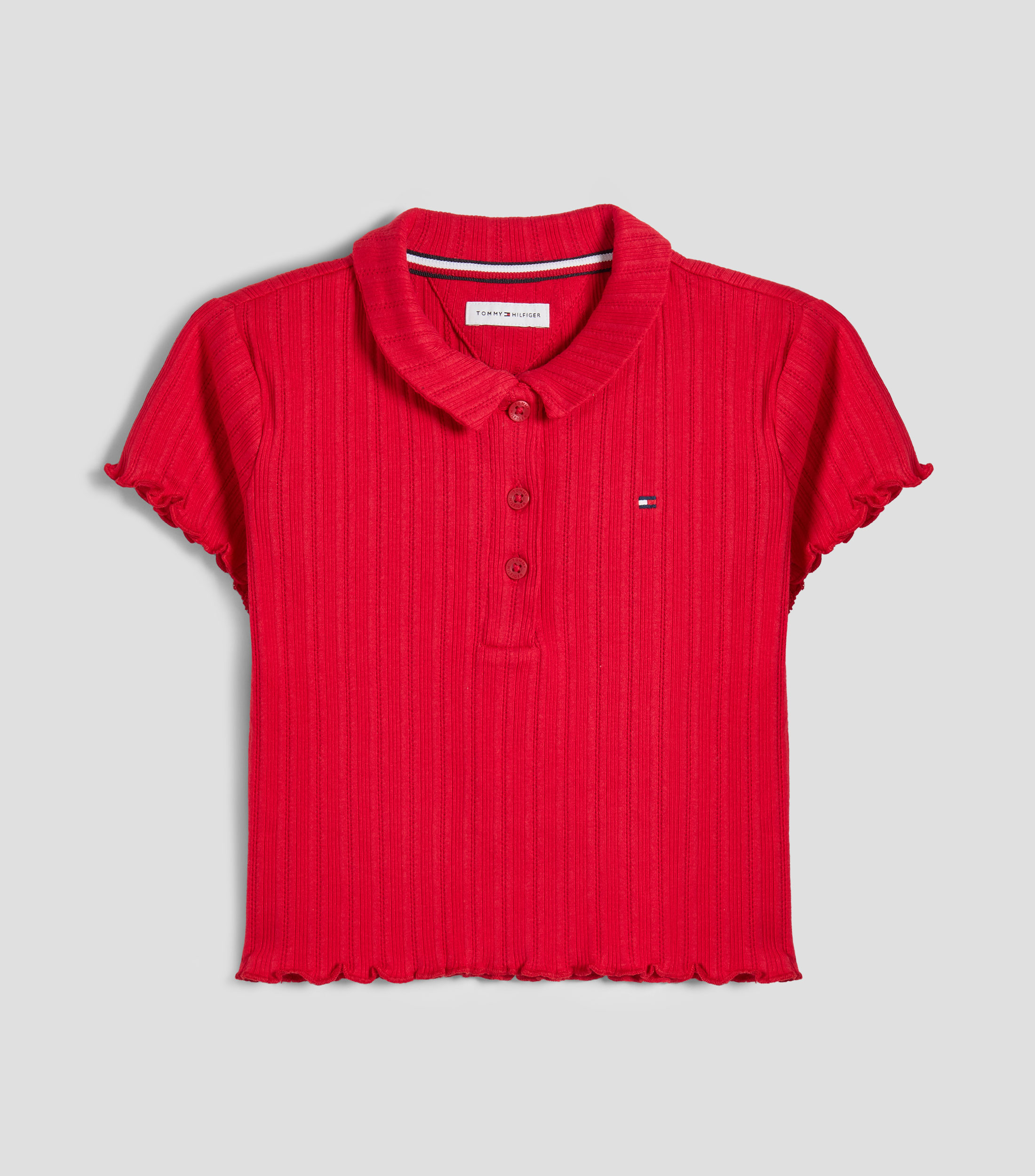 Playera cuello polo manga corta fantasía Niña