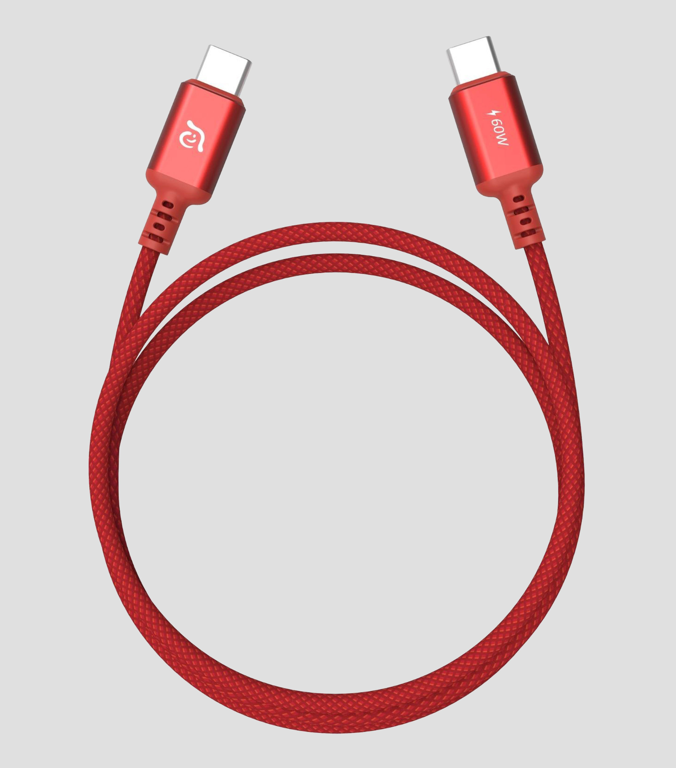 Cable USB Casa S120 trenzado Rojo