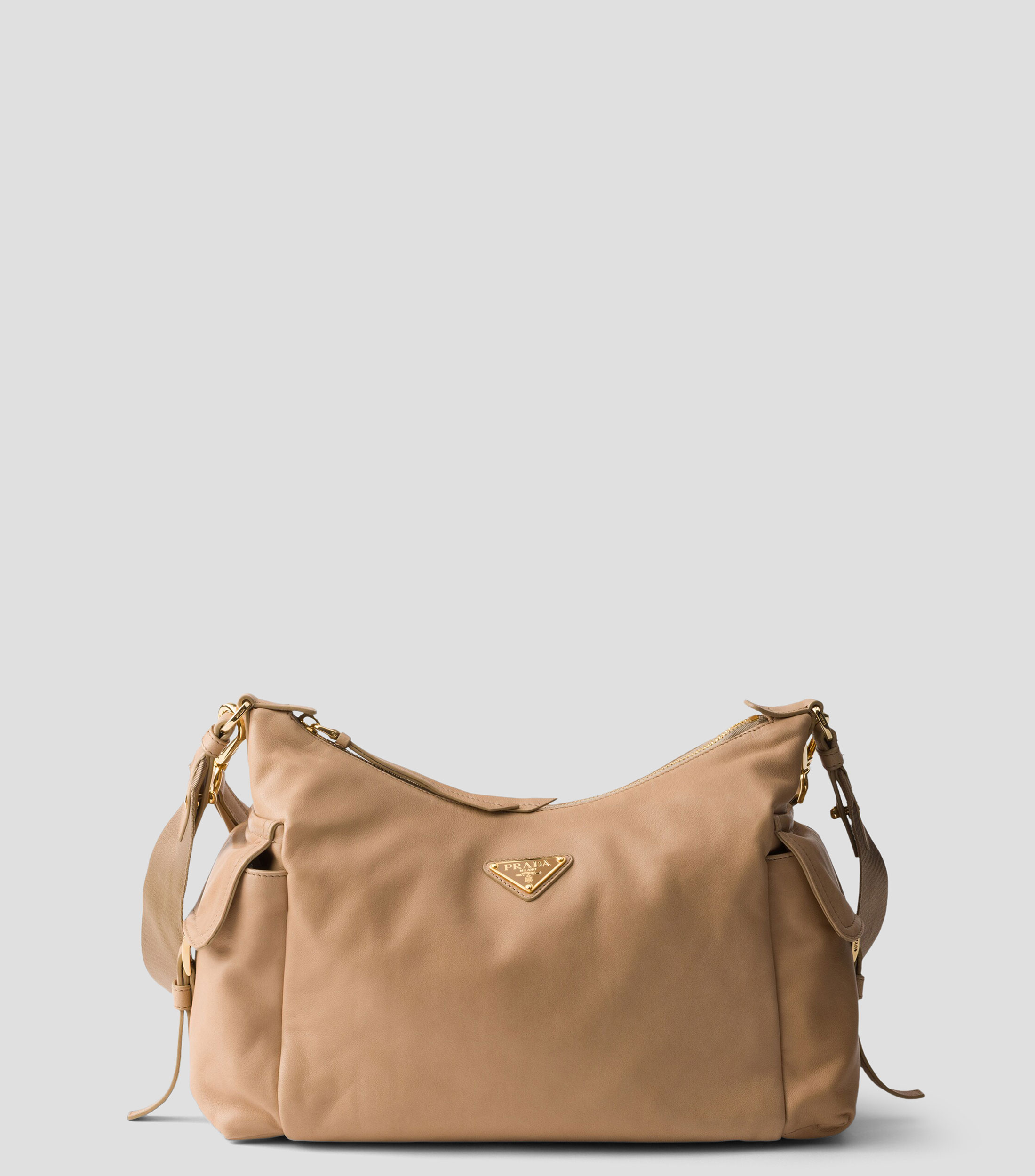 Bolsa crossbody en piel Explore Grande Sólido Mujer