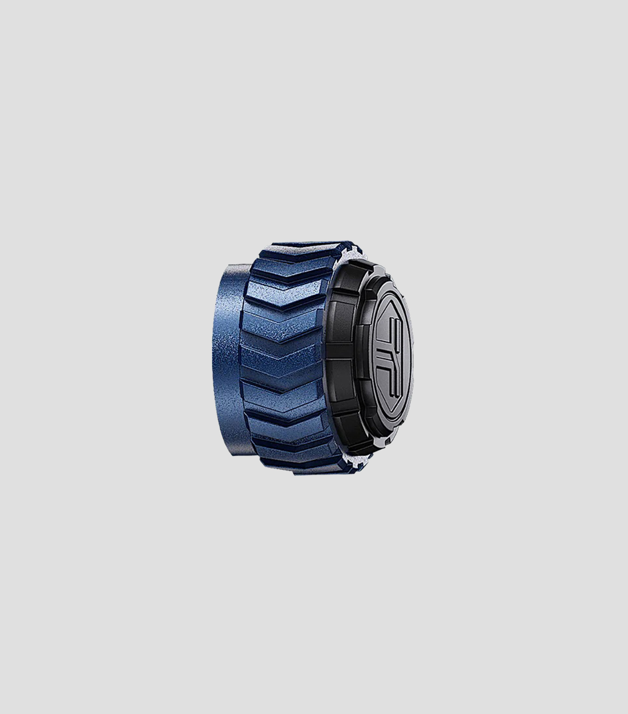 Corona intercambiable para reloj Dark Matter en acero inoxidable azul