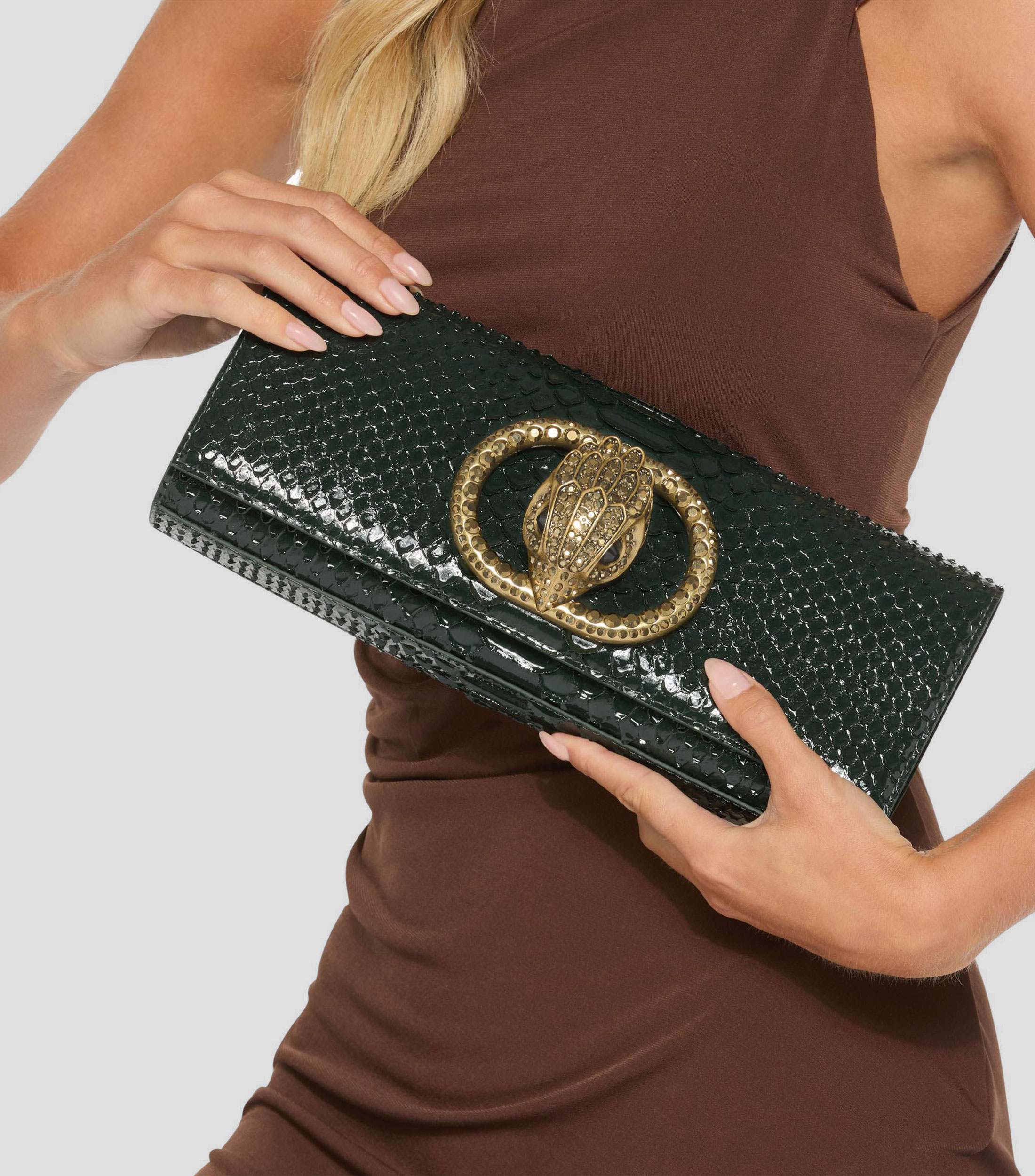Bolsa Clutch en piel Mujer