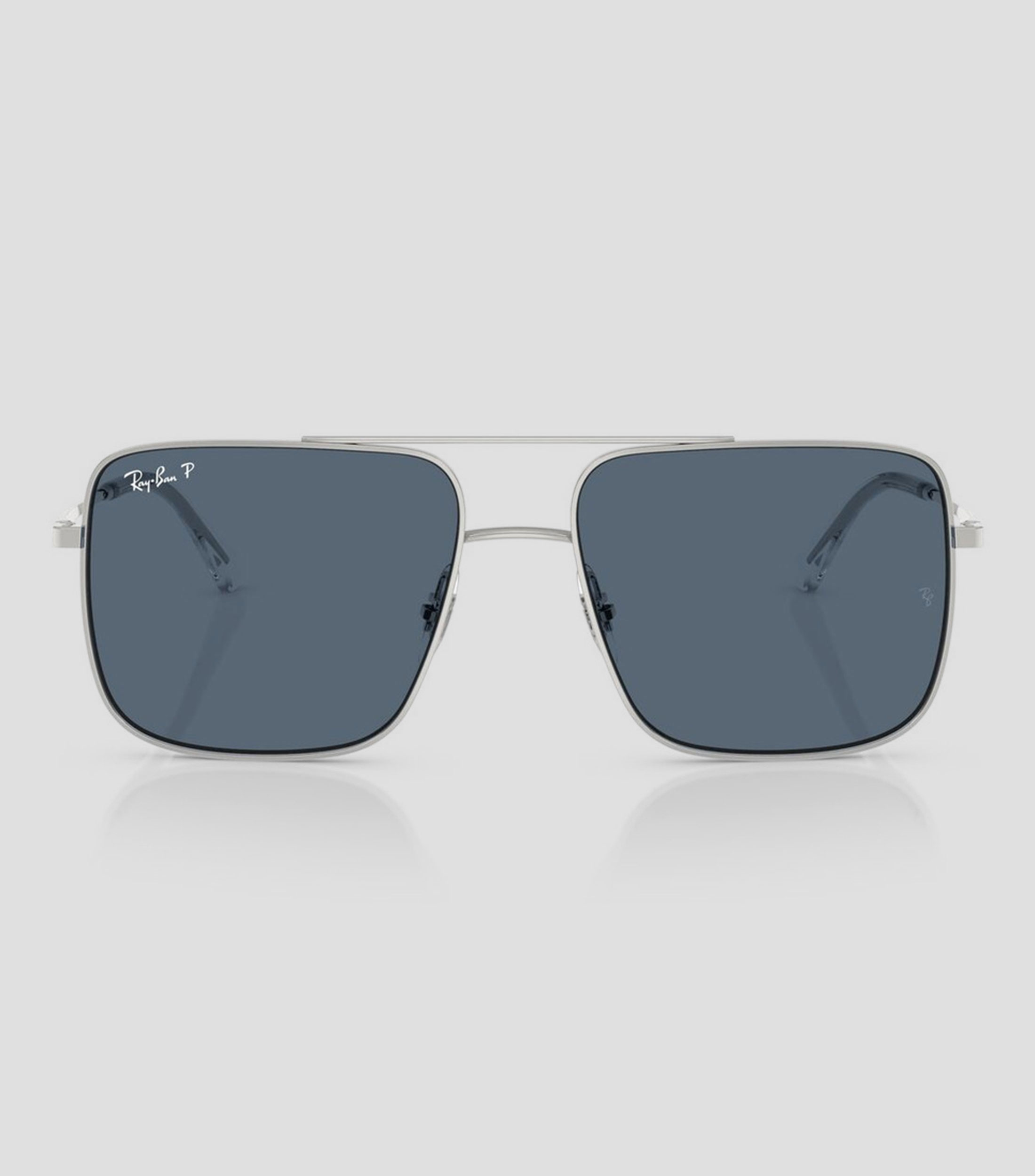 Lentes de sol Cuadrados Ari Plateados Unisex