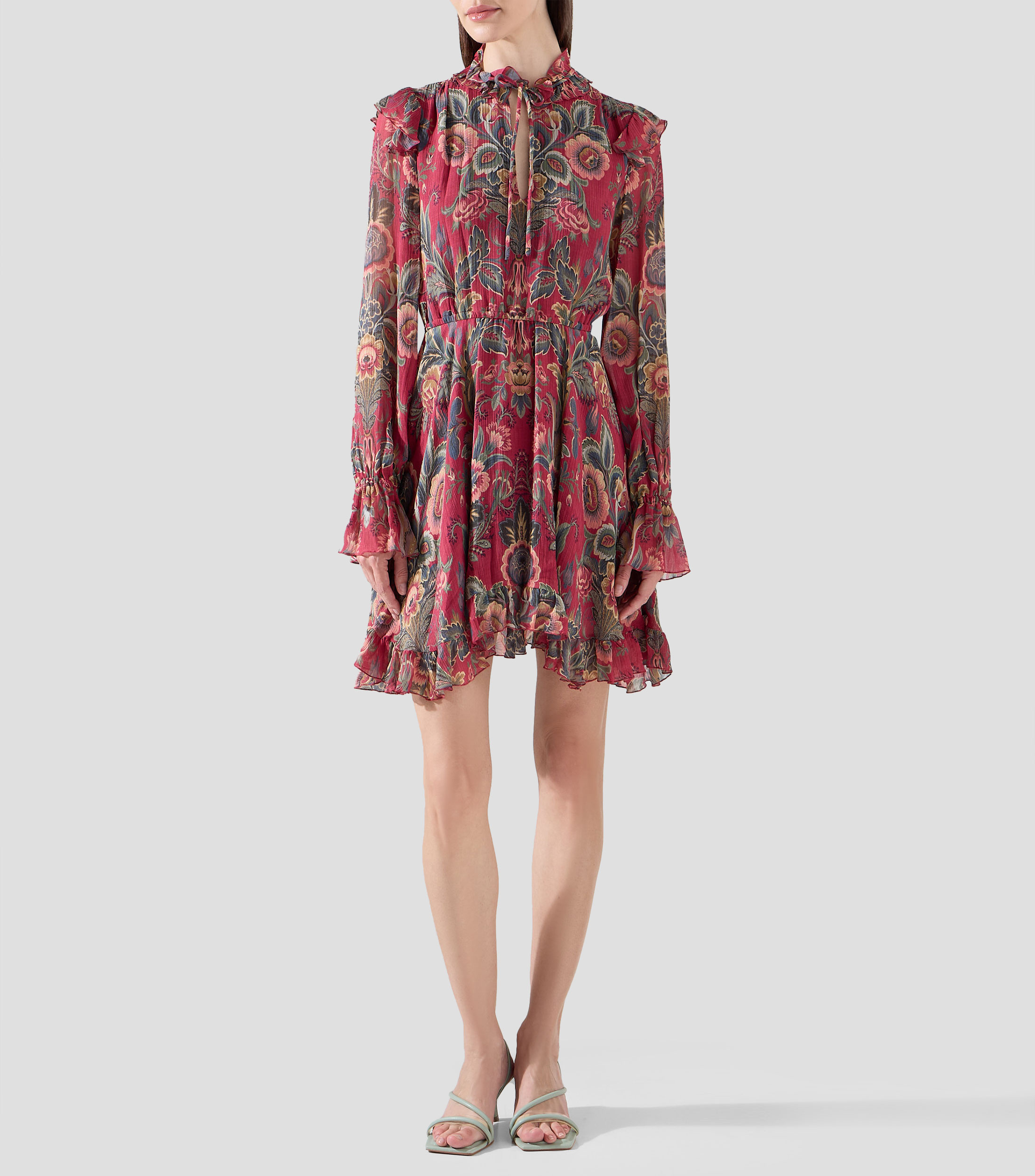 Vestido Mini Estampado Mujer