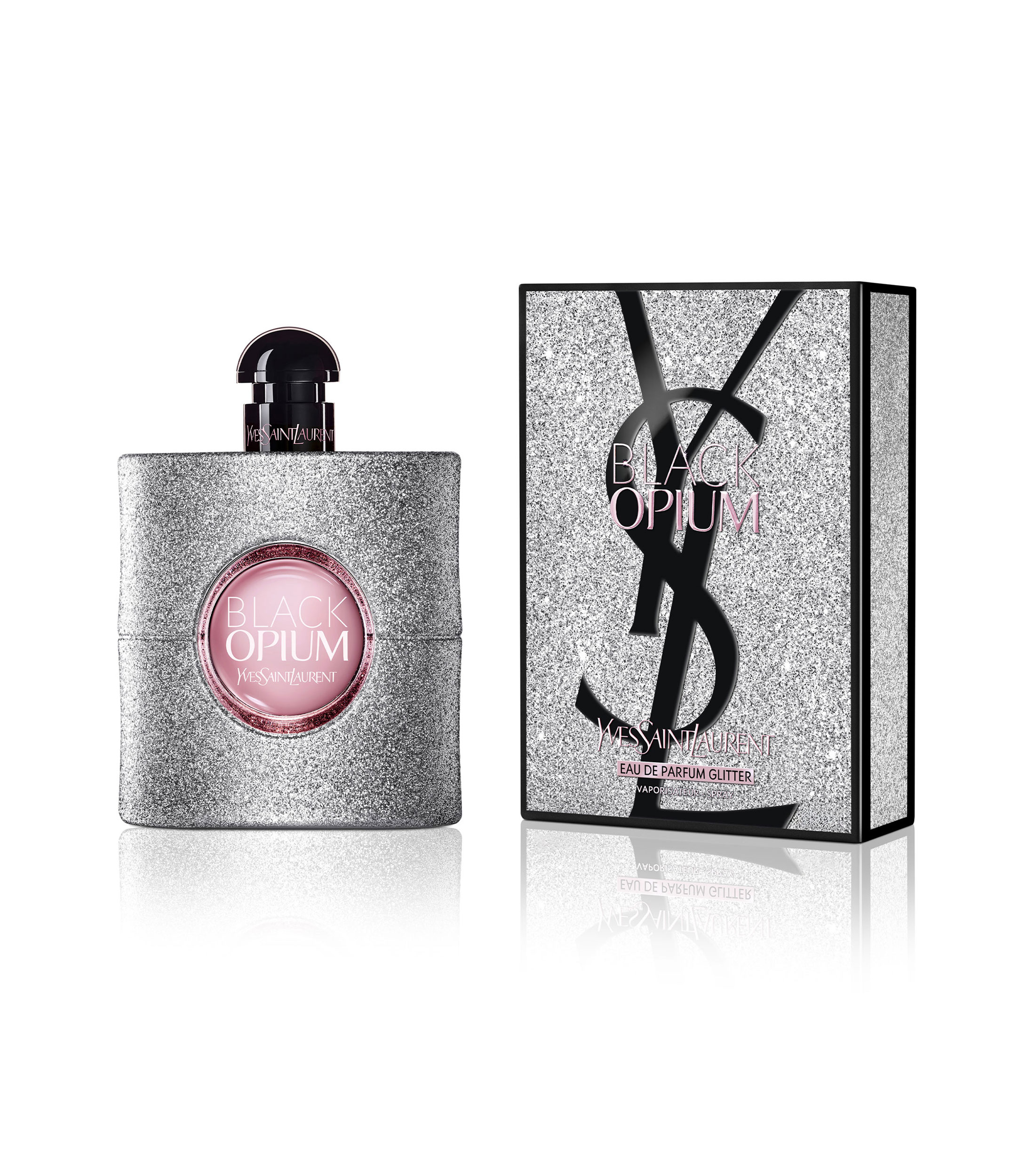 Perfume Black Opium Glitter, Eau de Parfum 90 ml para Mujer