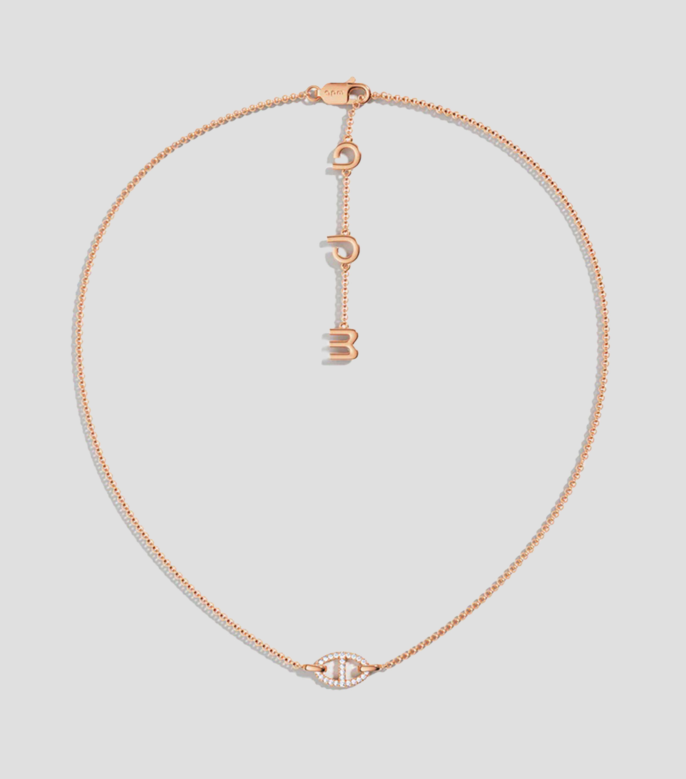 Collar con circonias cúbicas Maille Marine Mujer