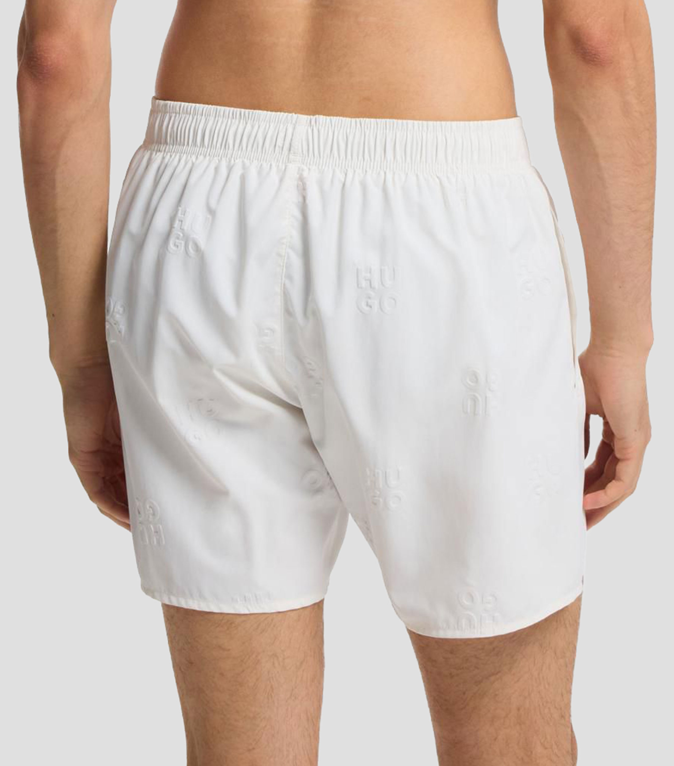 Traje de baño de secado rápido con logos grabados Hombre