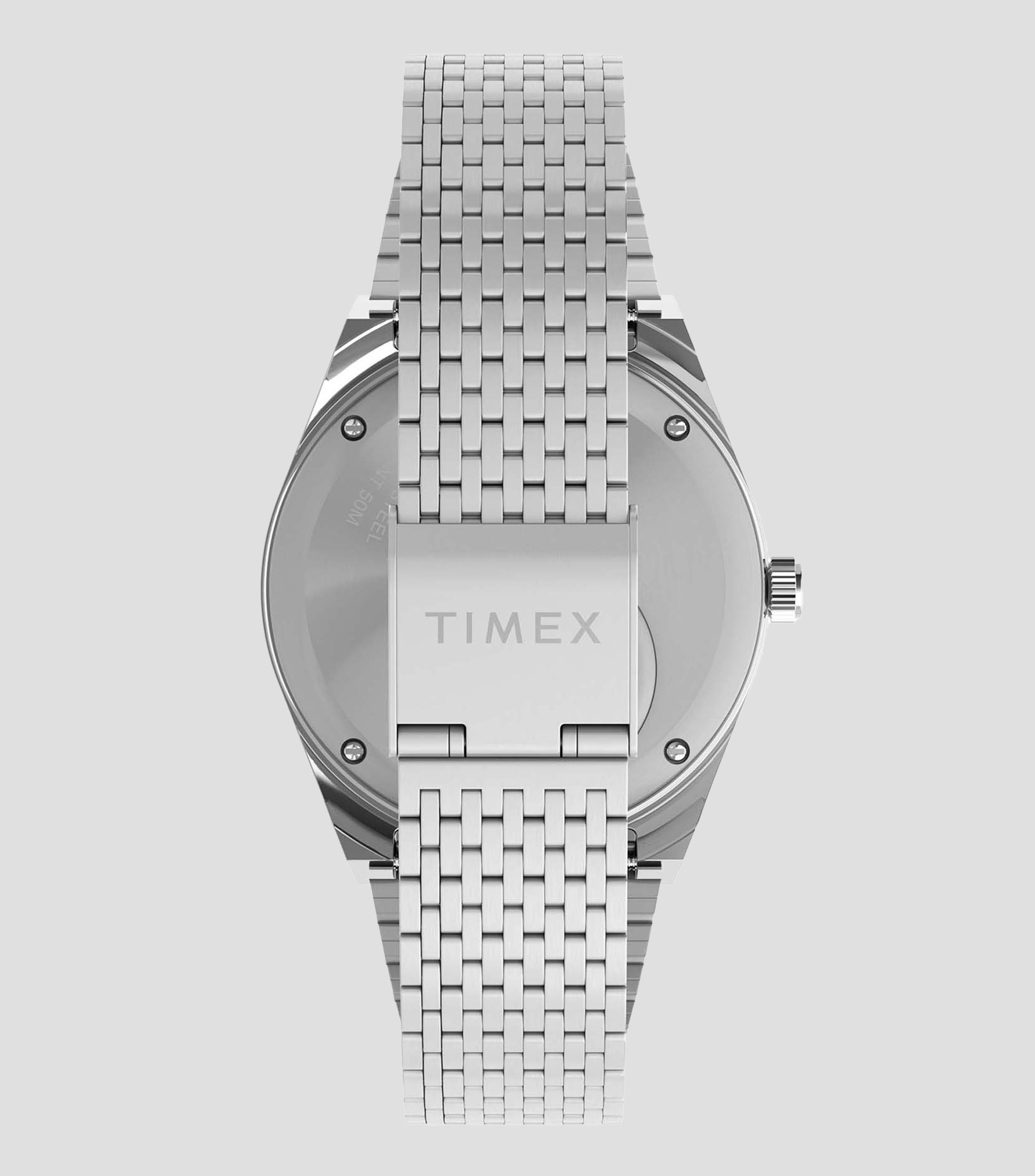 Reloj para Hombre Q Timex Casual Plateado