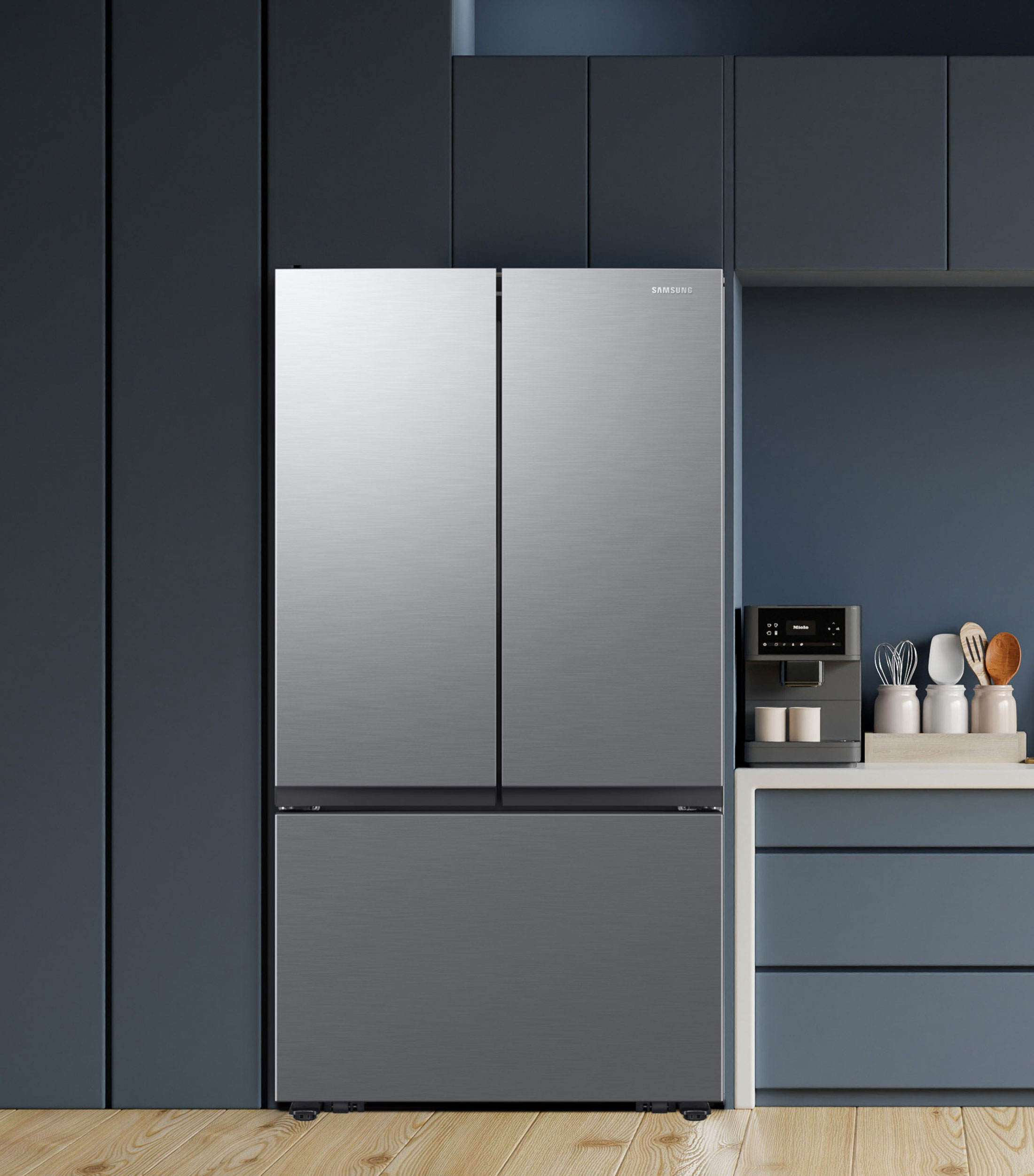Refrigerador French Door 32 p3 RF32CG5N10S9EM Silver