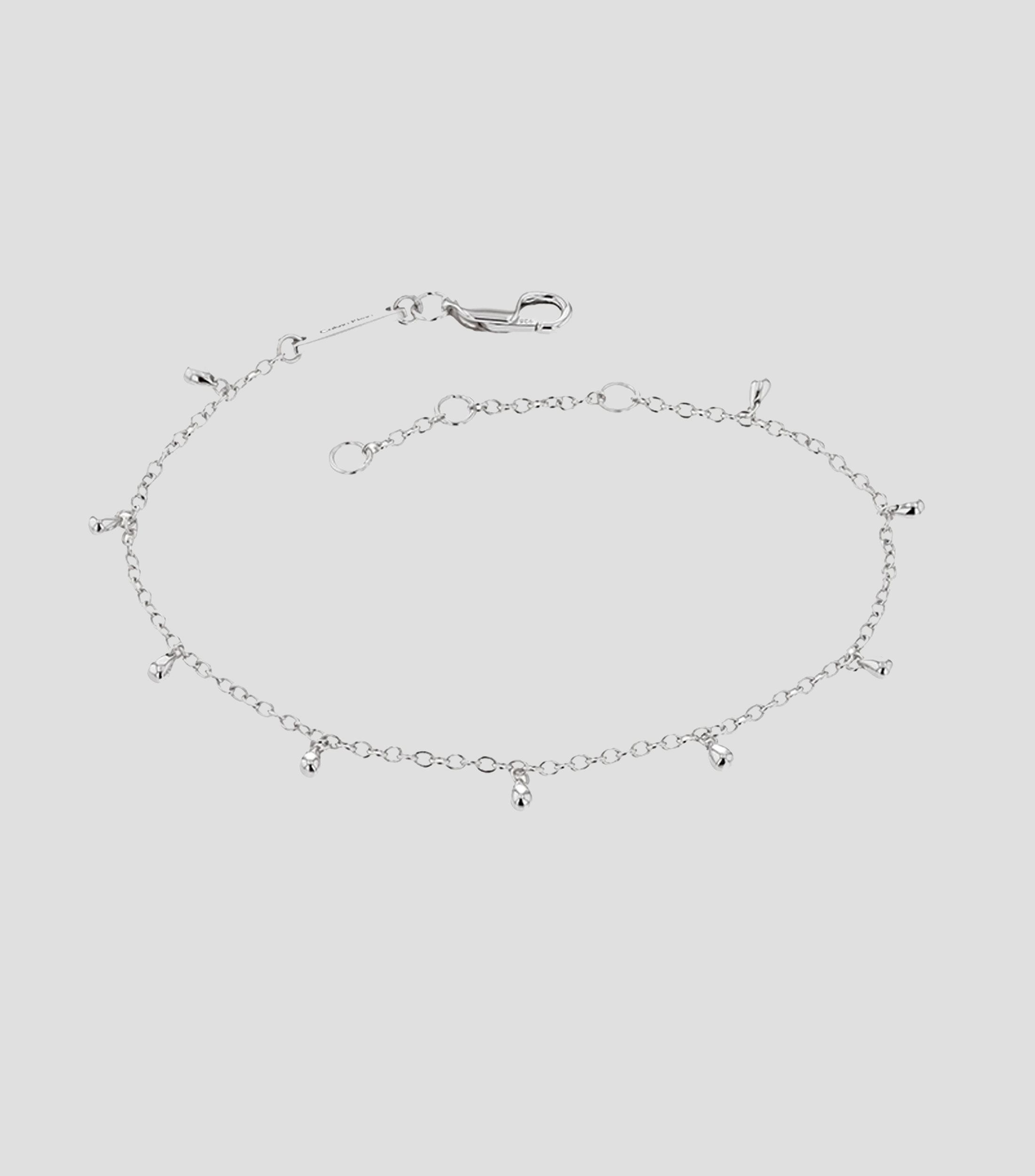 Pulsera en plata Teardrop Mujer