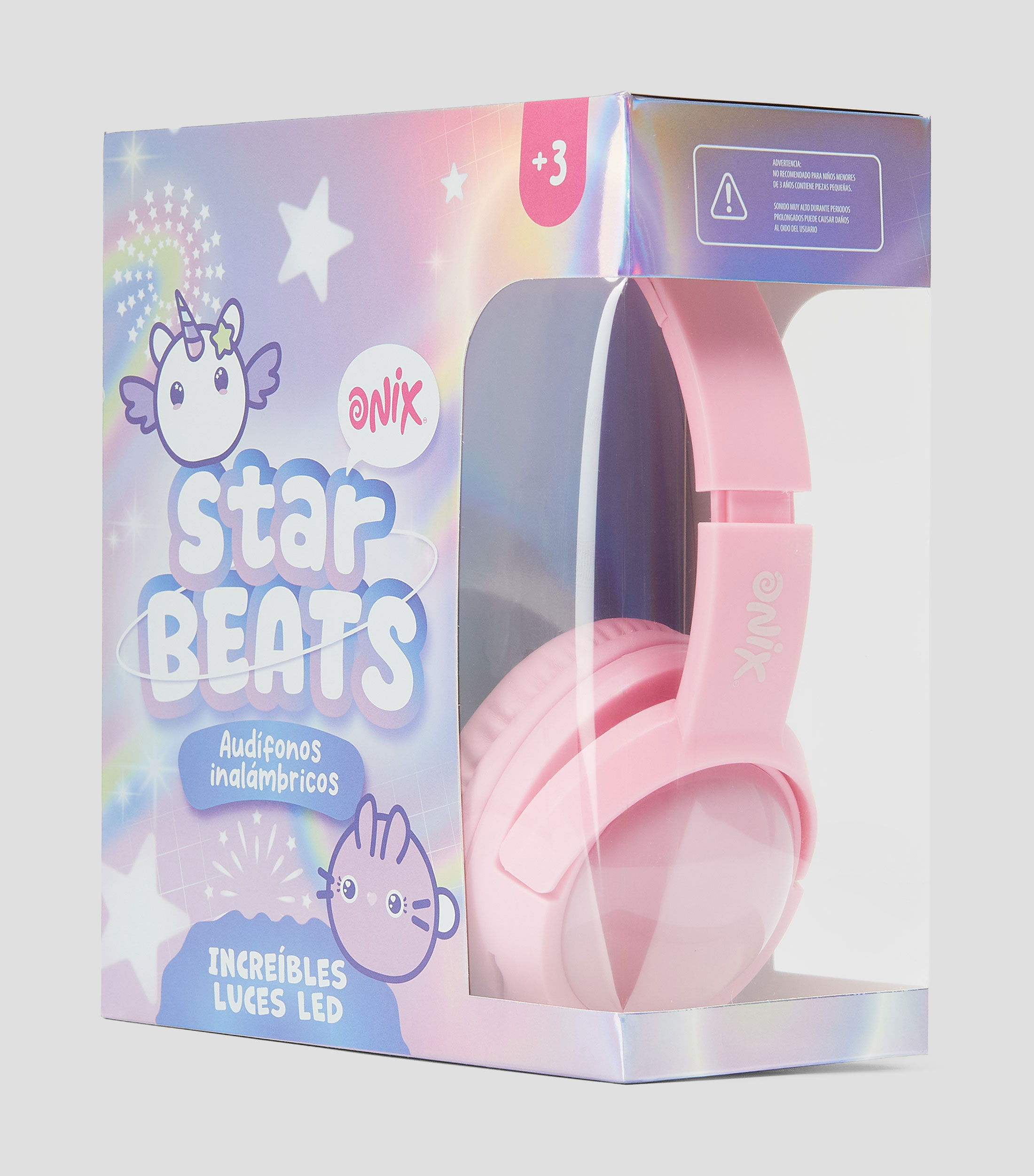 Audífonos inalámbricos bluetooth Star Beats rosa