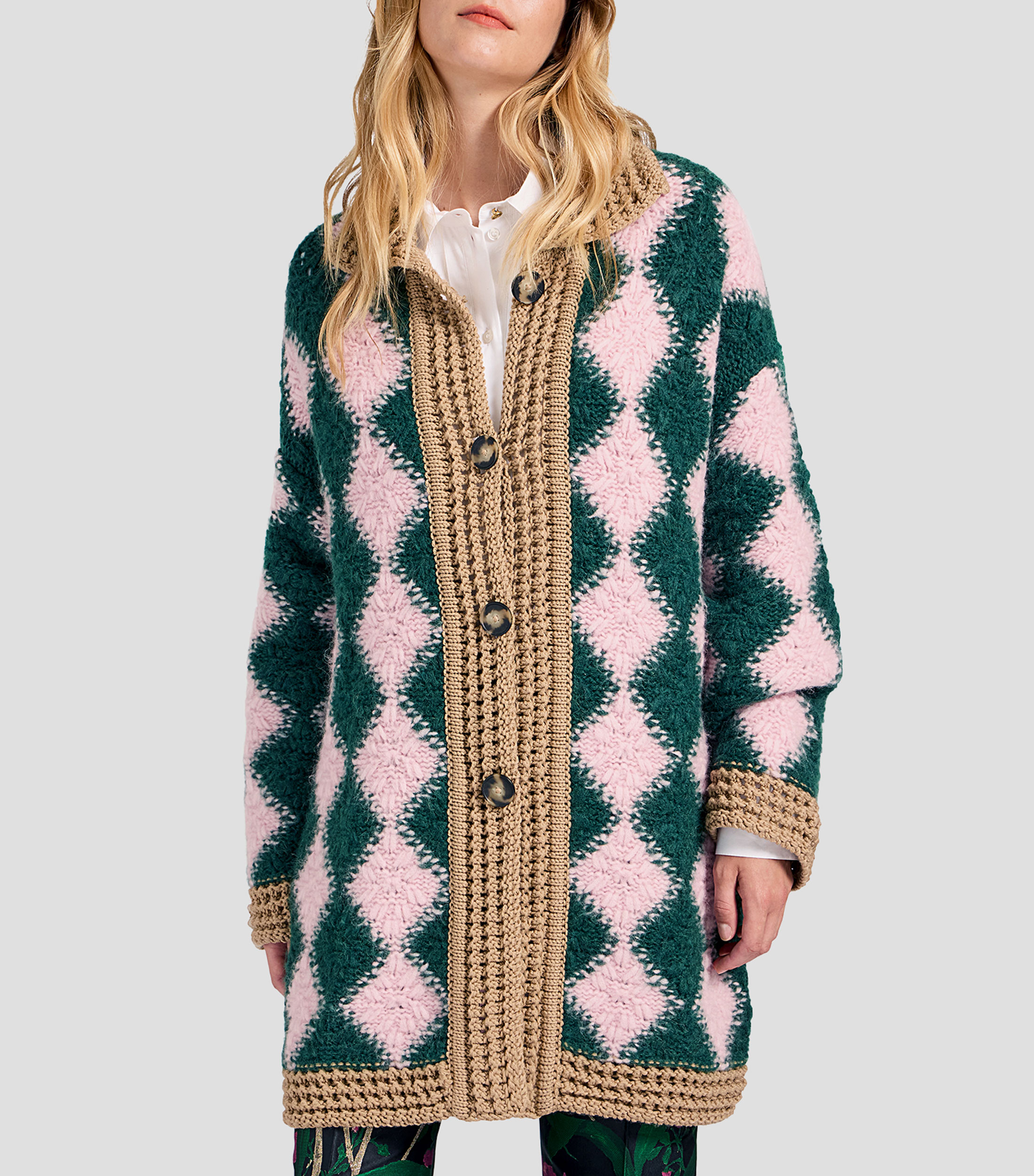 Cárdigan estampado Mujer